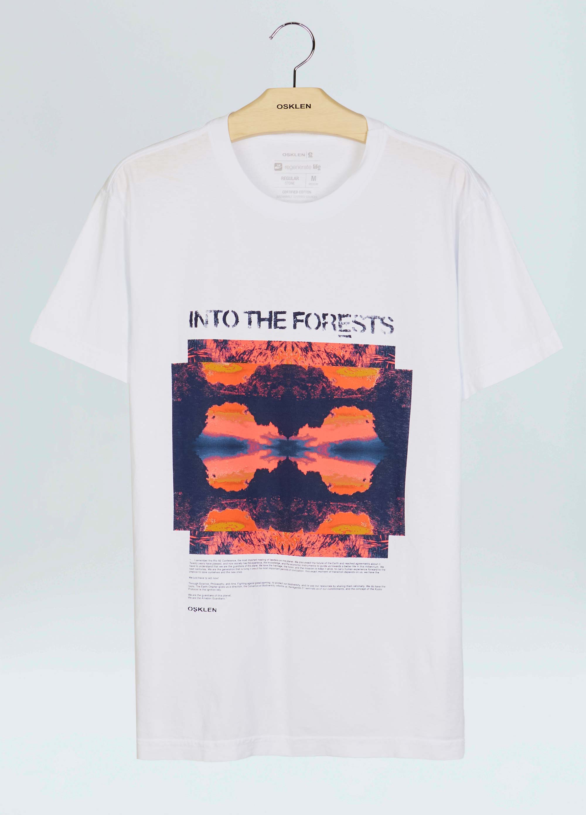 T-shirt stone psych forest front