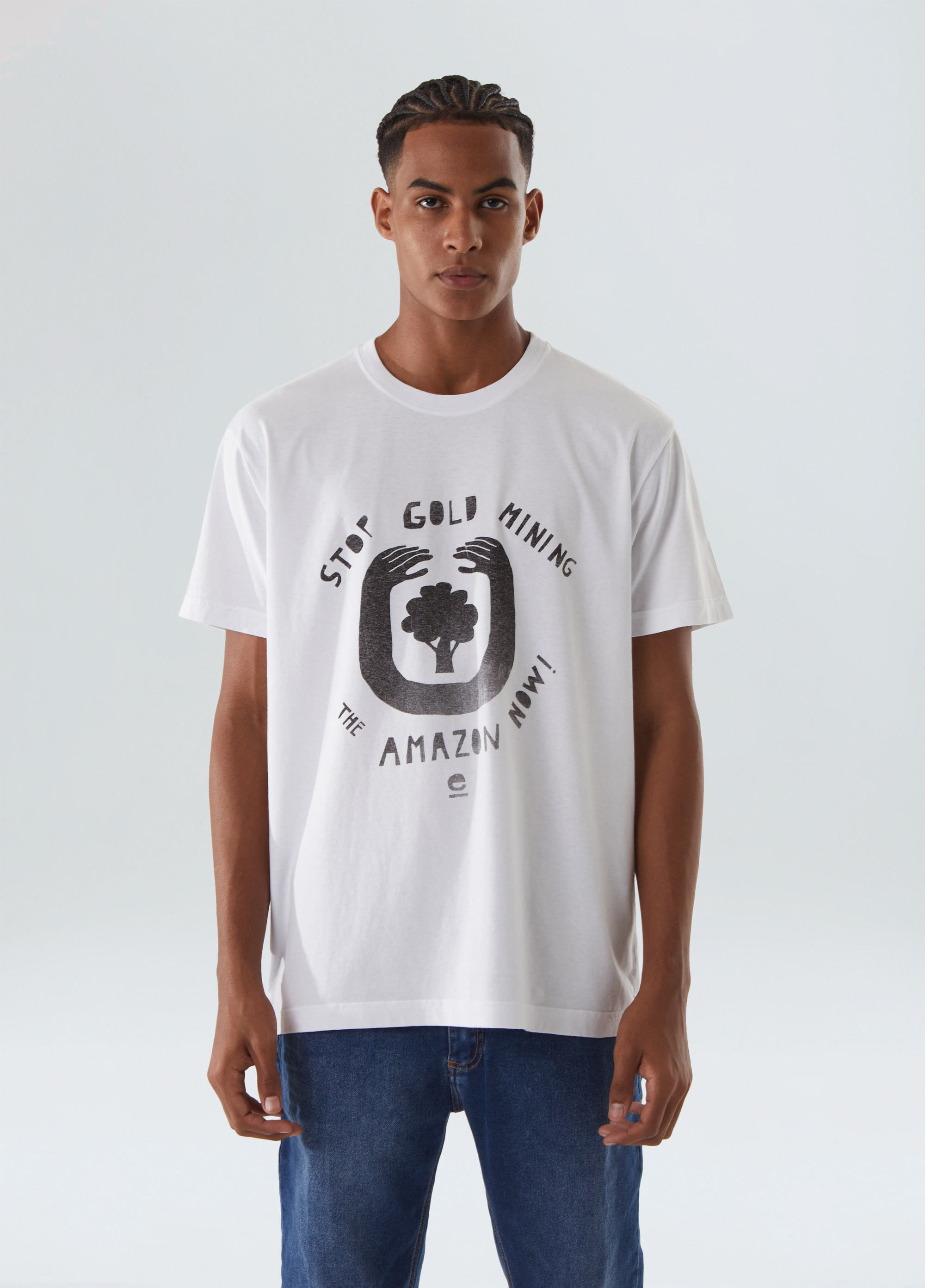 T-shirt stone stop goldmining