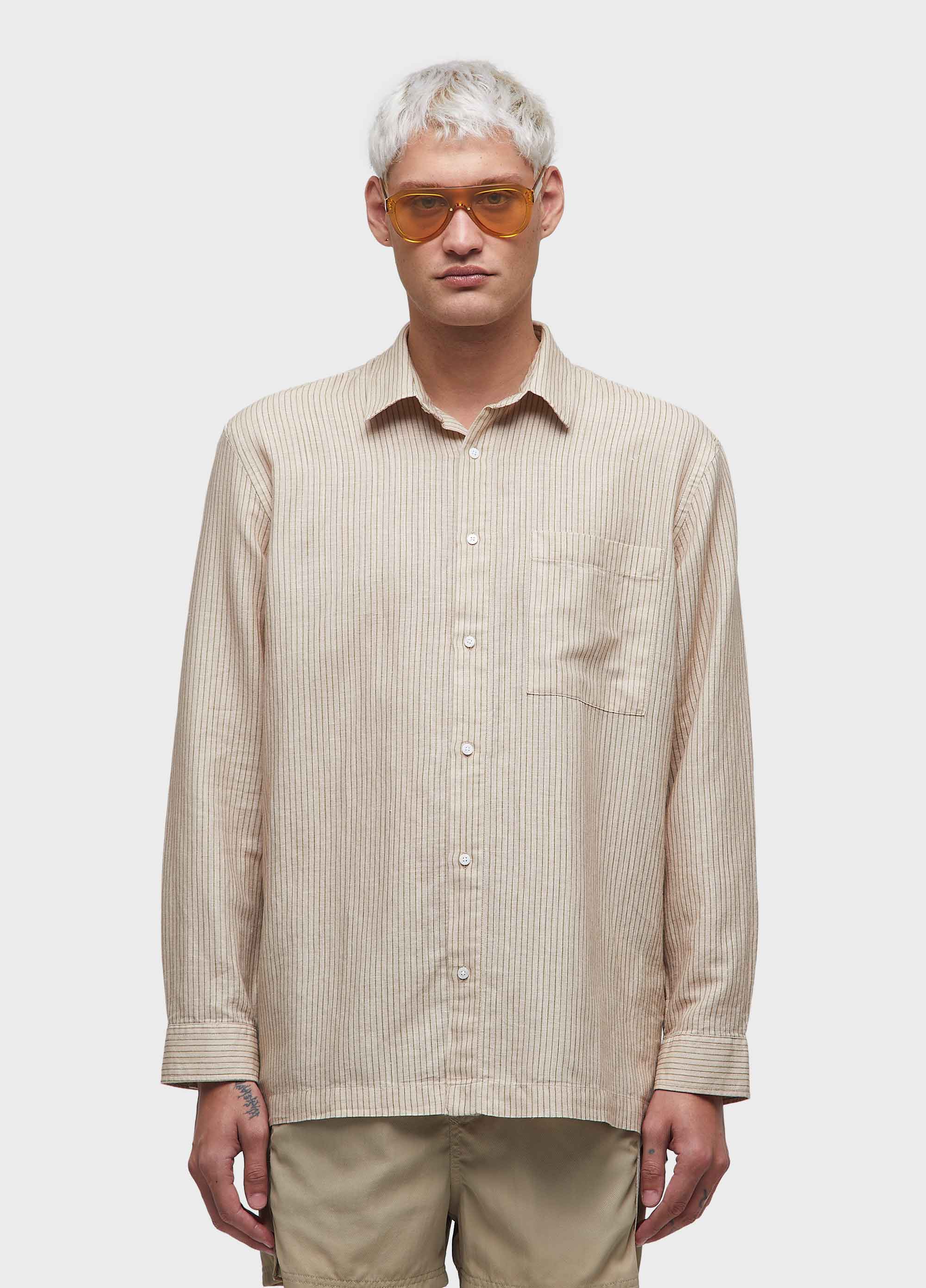 Camisa over stripes