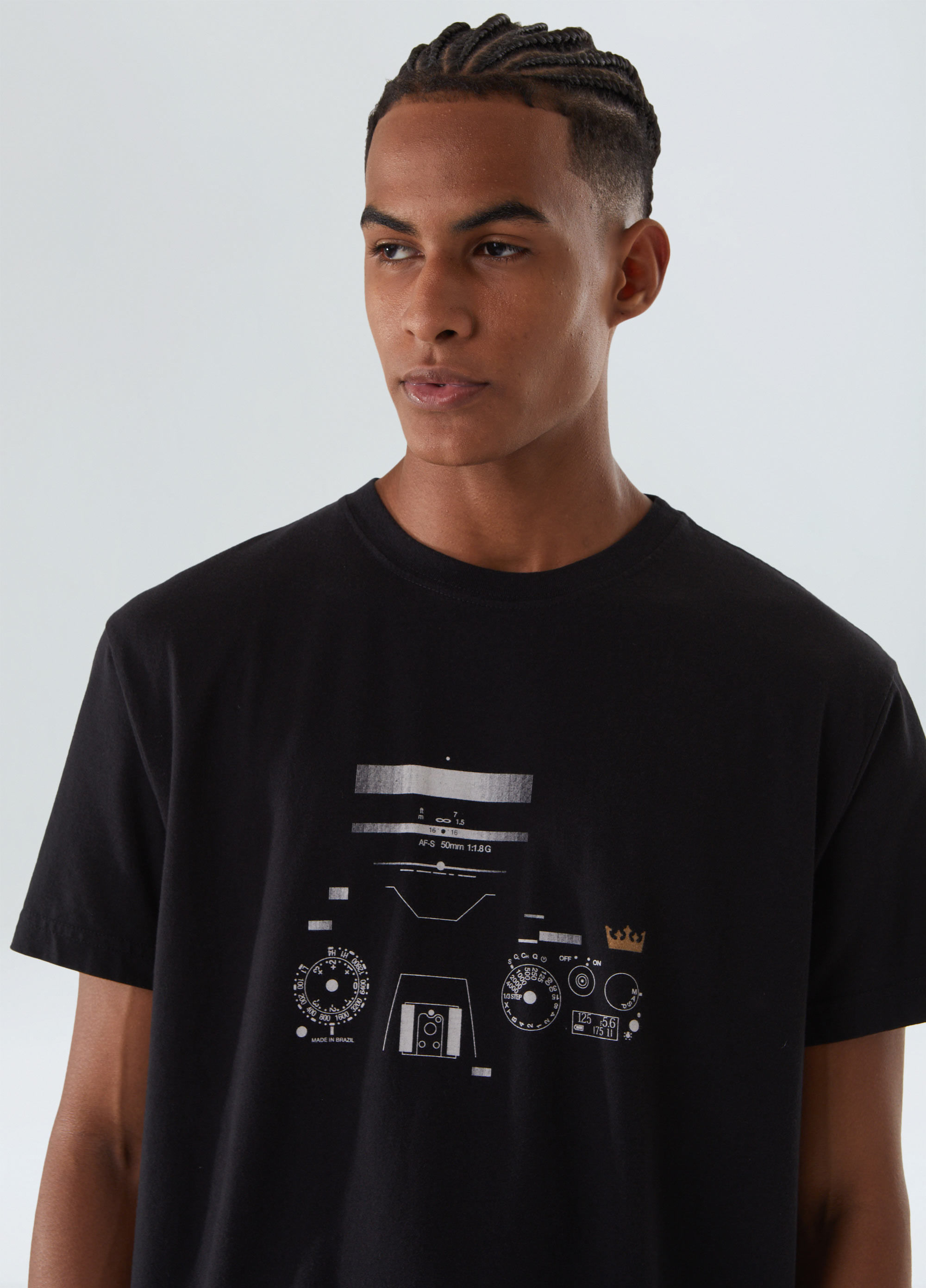 T-shirt vintage Câmera
