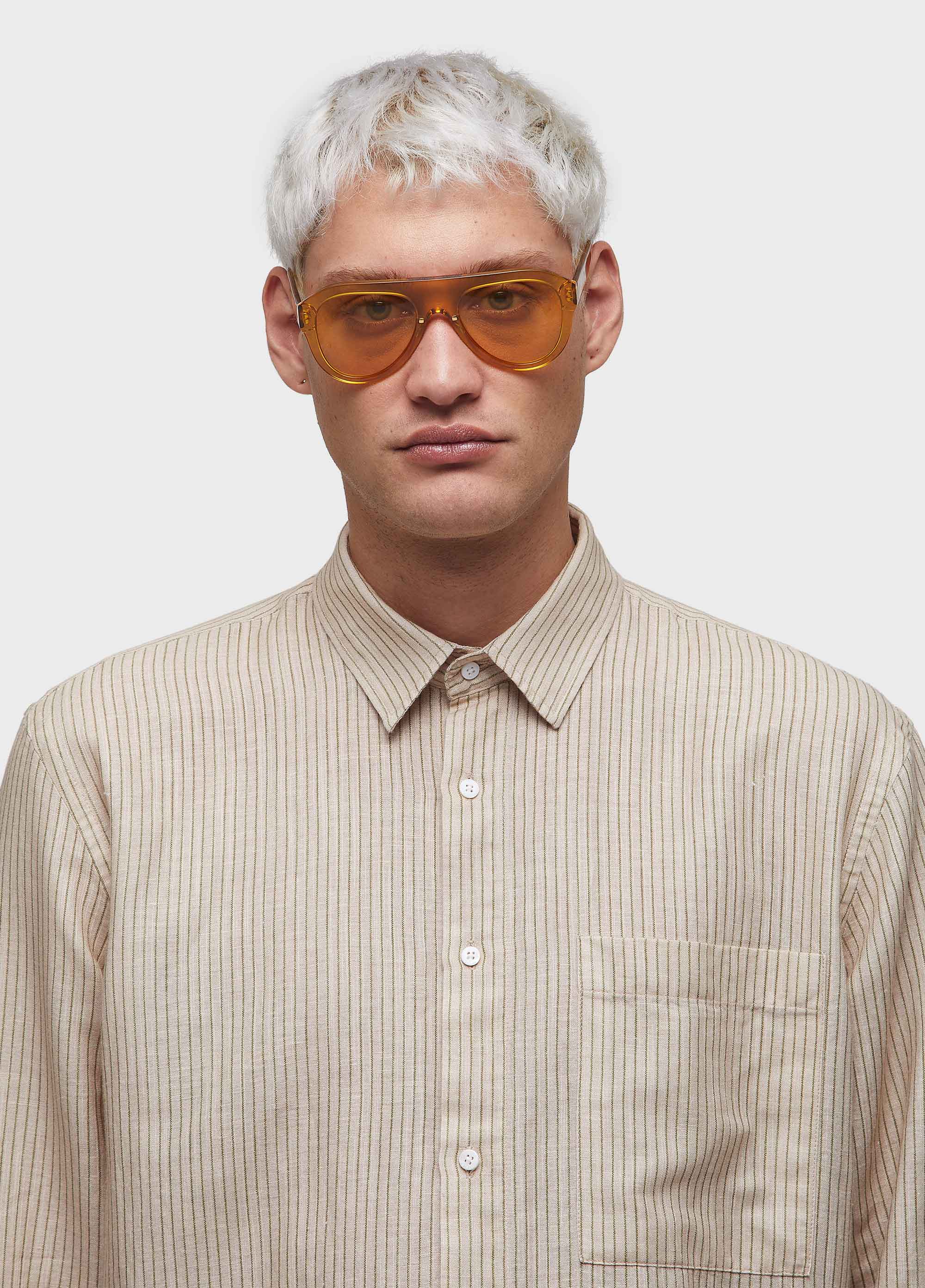 Camisa over stripes