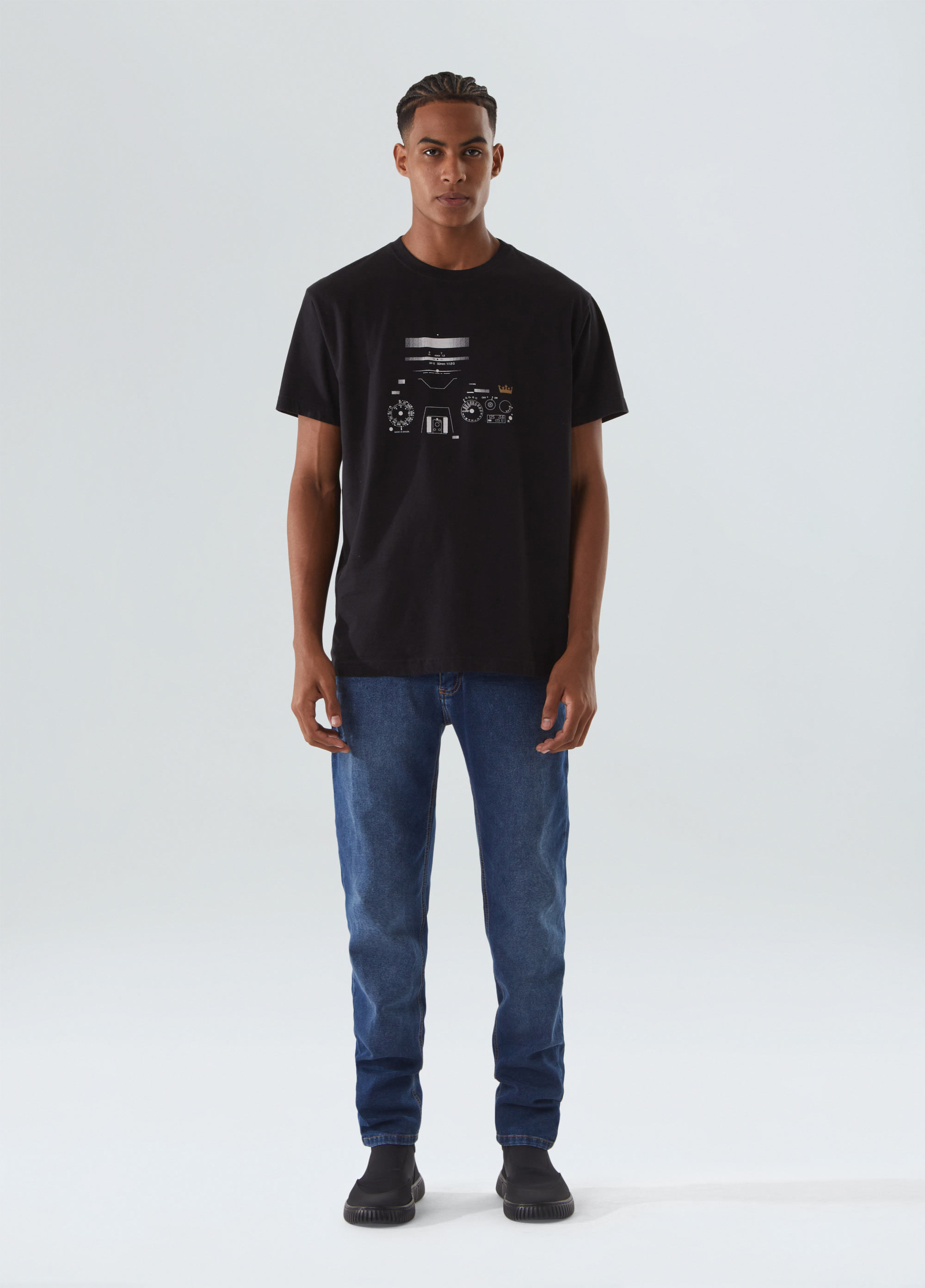 T-shirt vintage Câmera