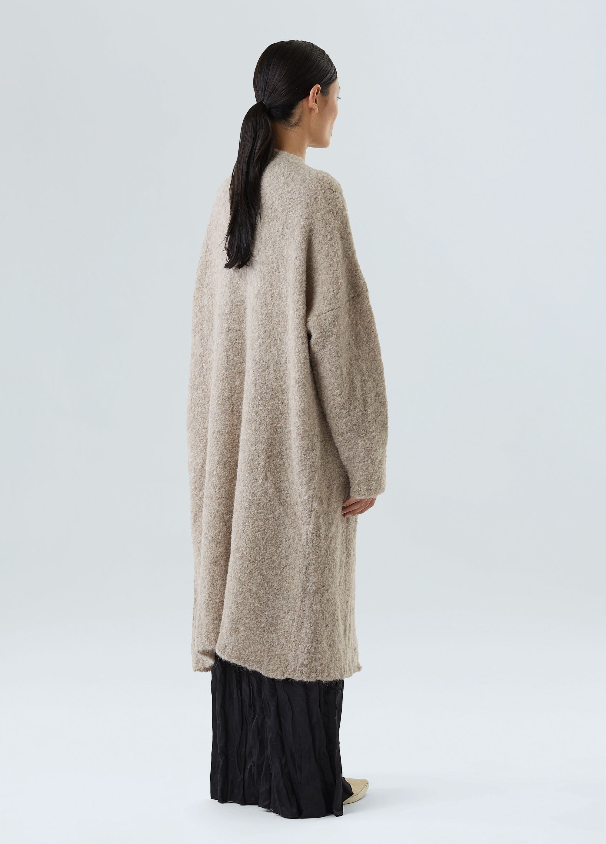 Maxi cardigan tricot