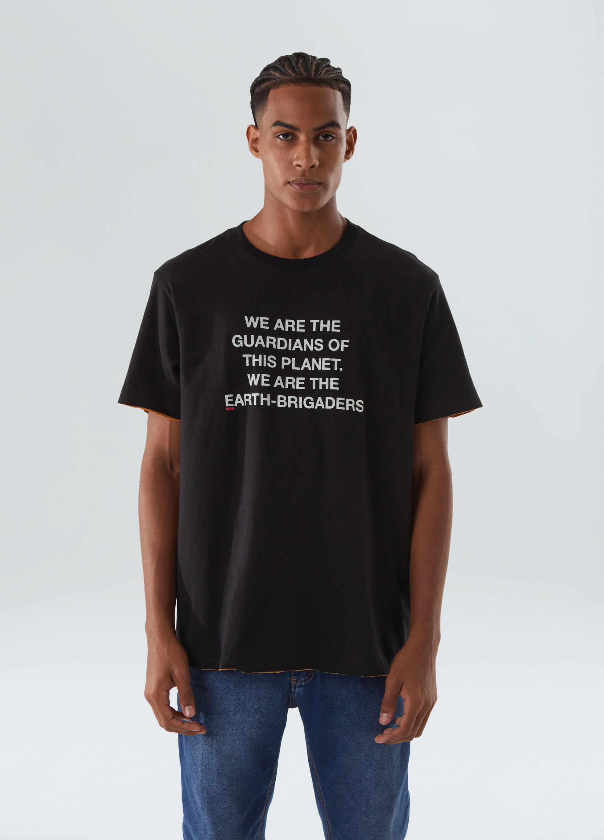 T-shirt double earth brigaders