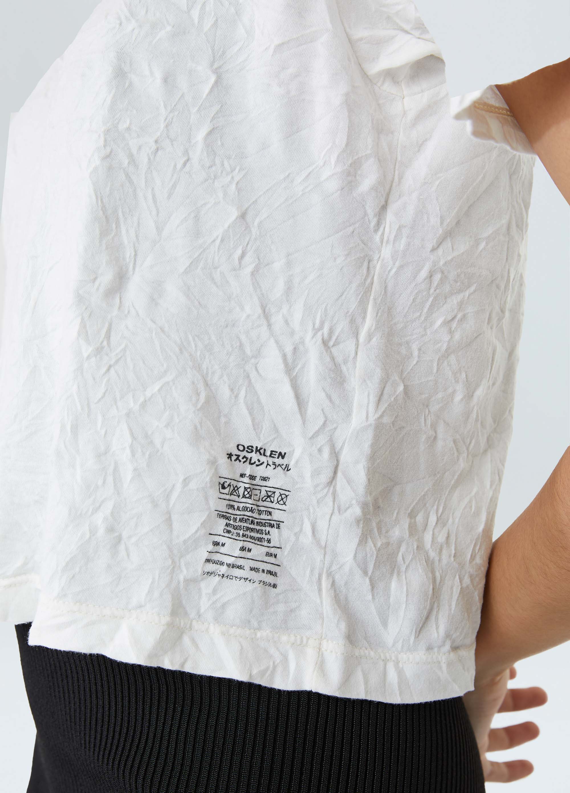 T-shirt wrinkled fresh