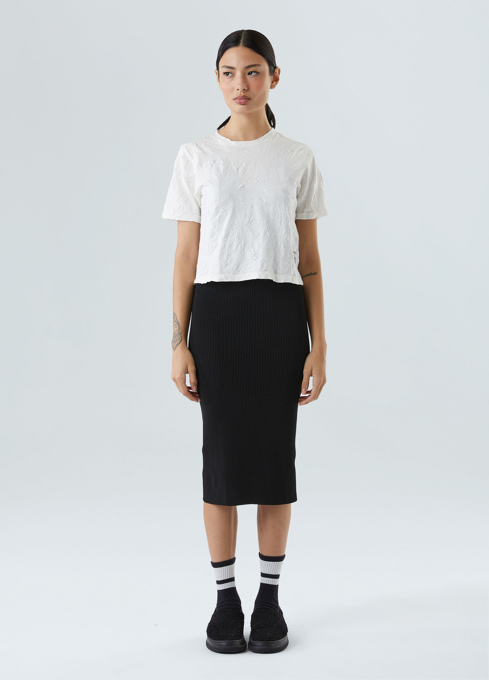 T-shirt wrinkled fresh