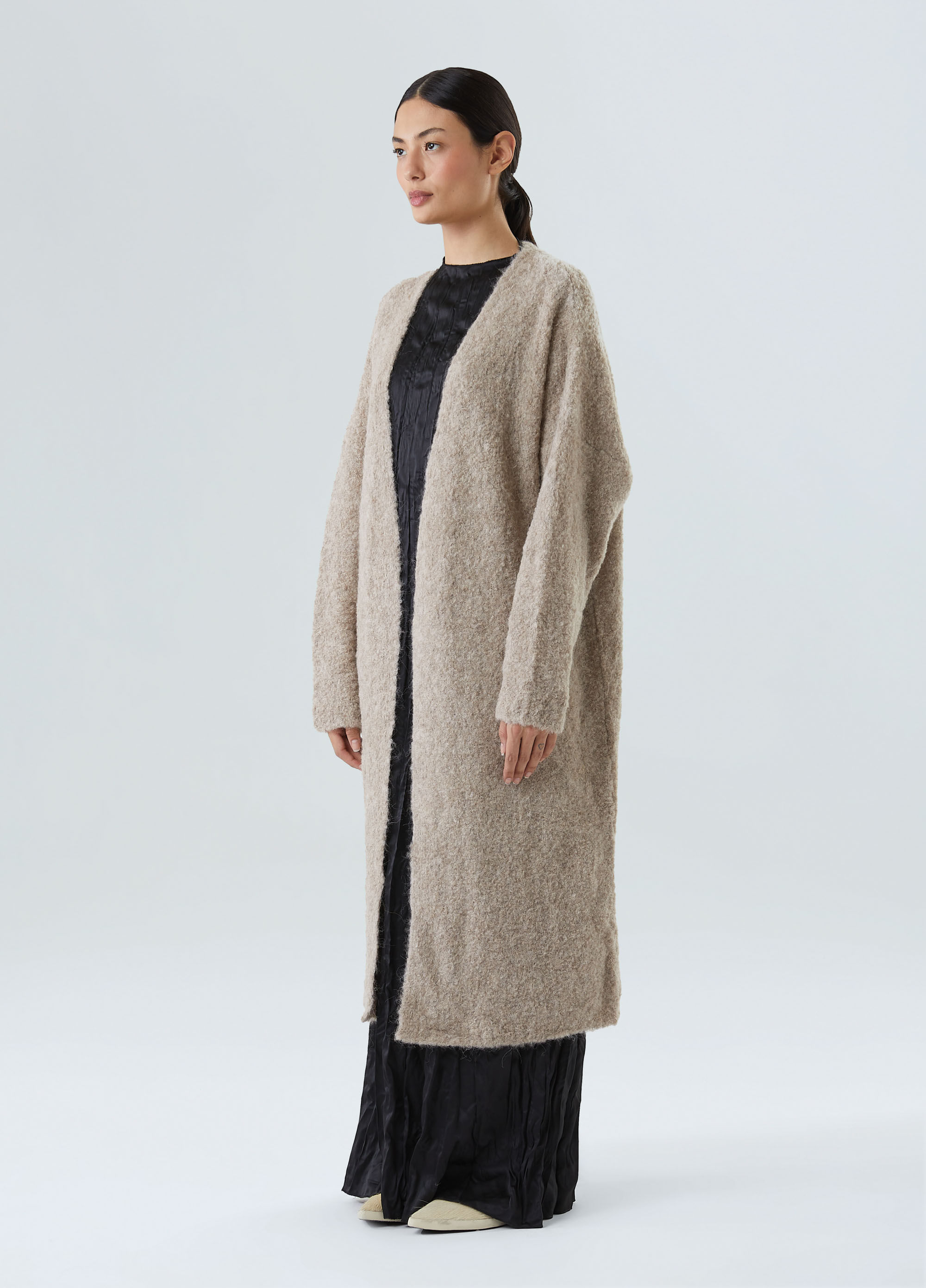 Maxi cardigan tricot