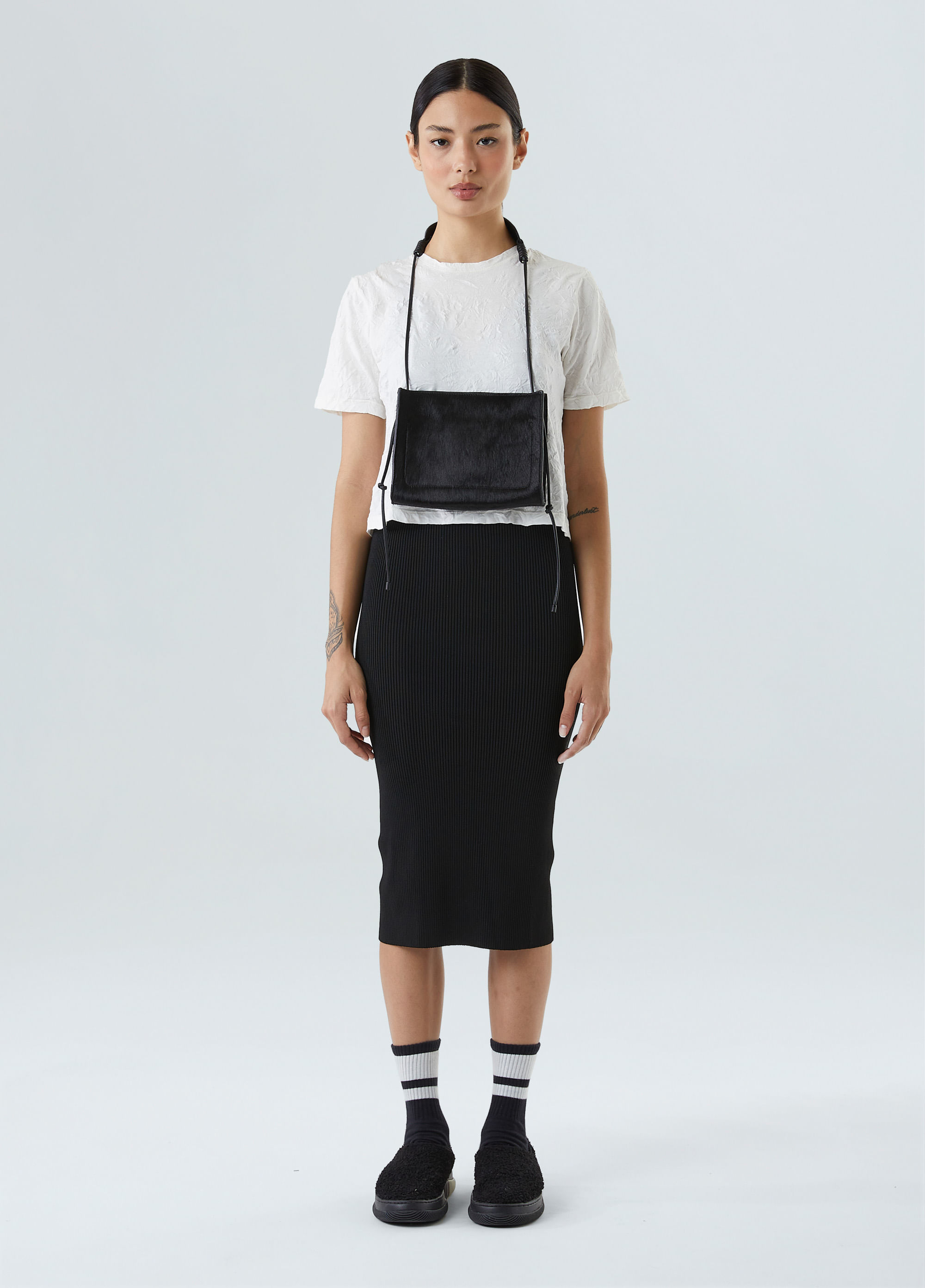 T-shirt wrinkled fresh