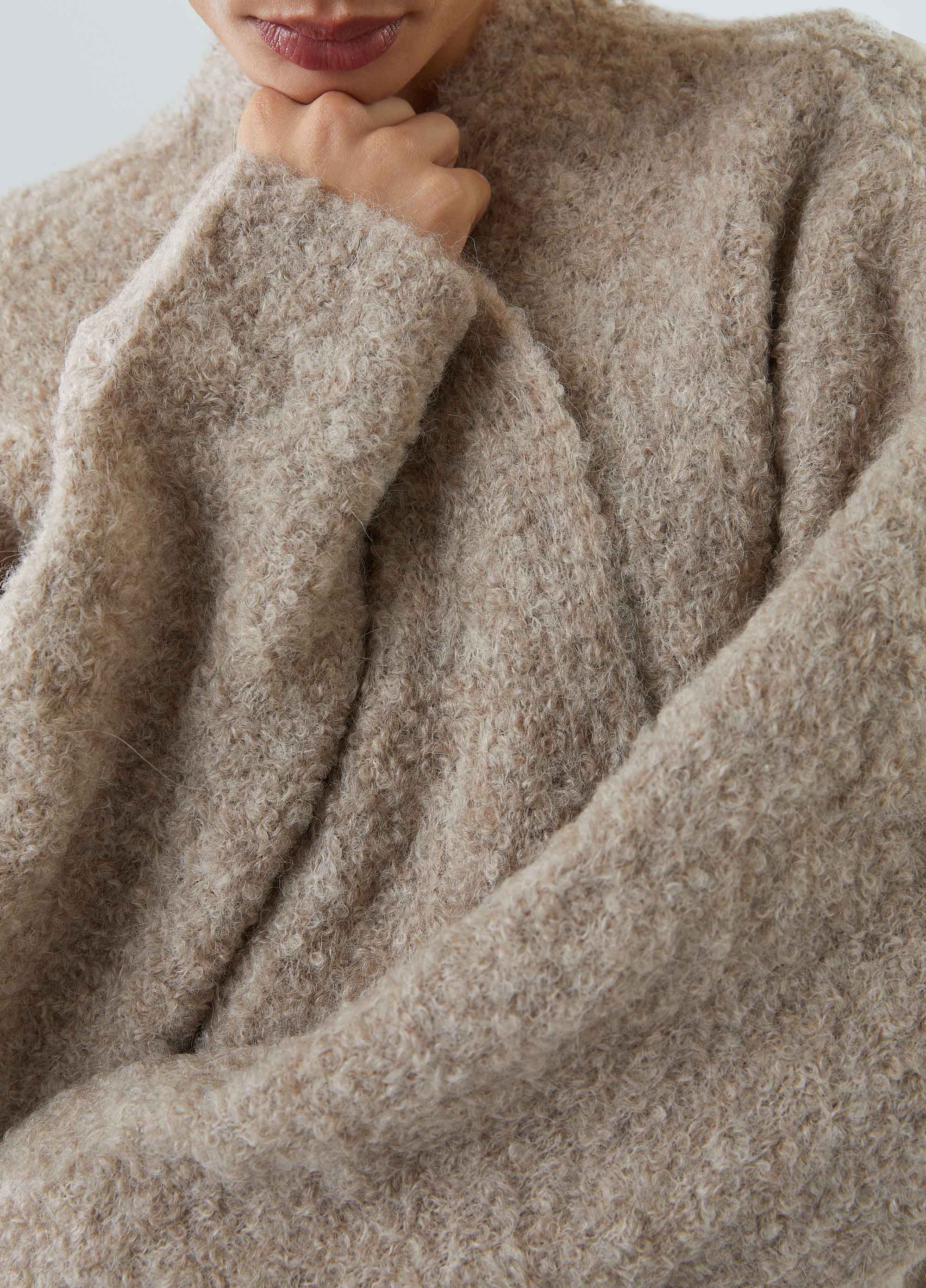 Maxi cardigan tricot