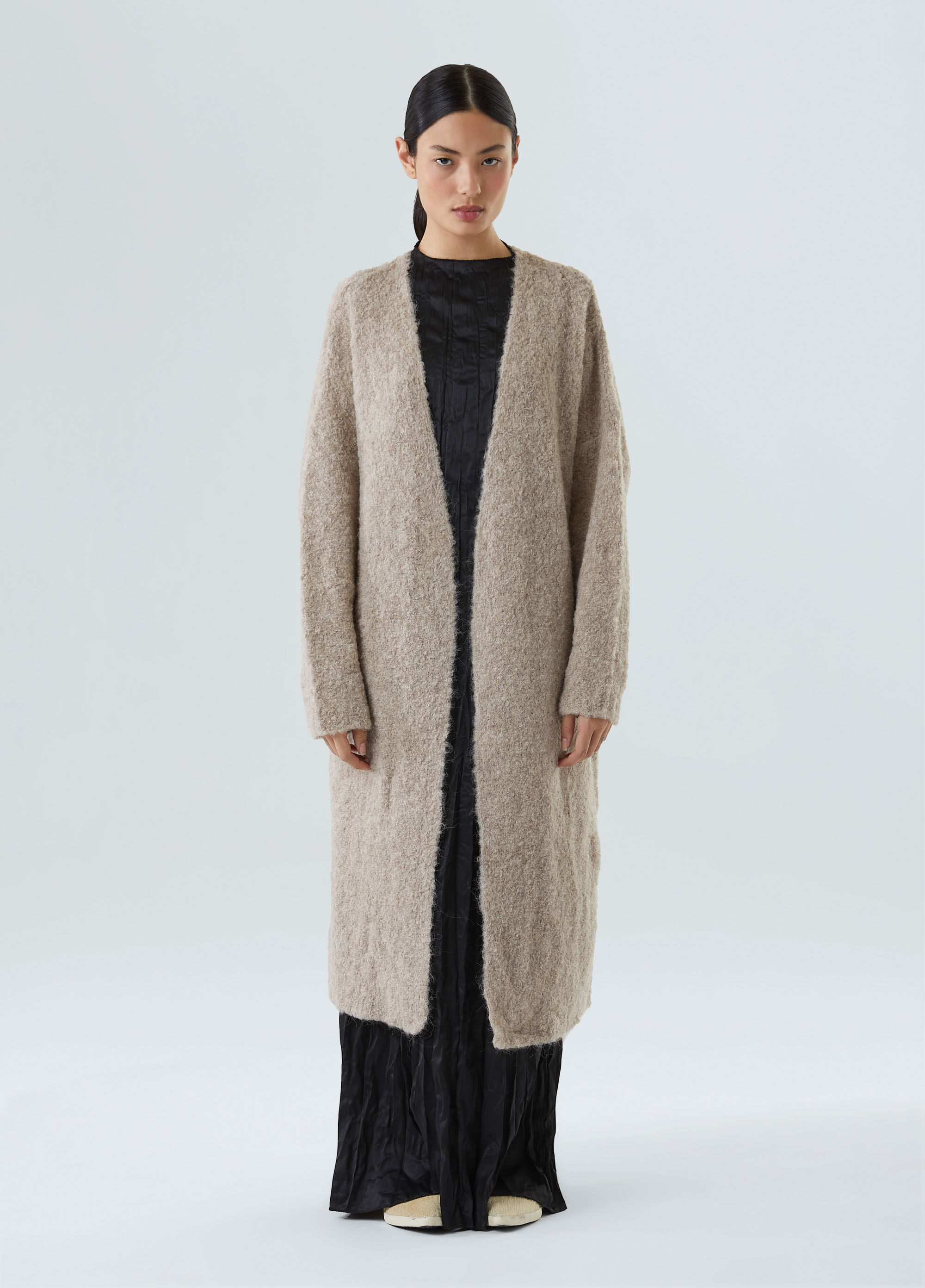 Maxi cardigan tricot
