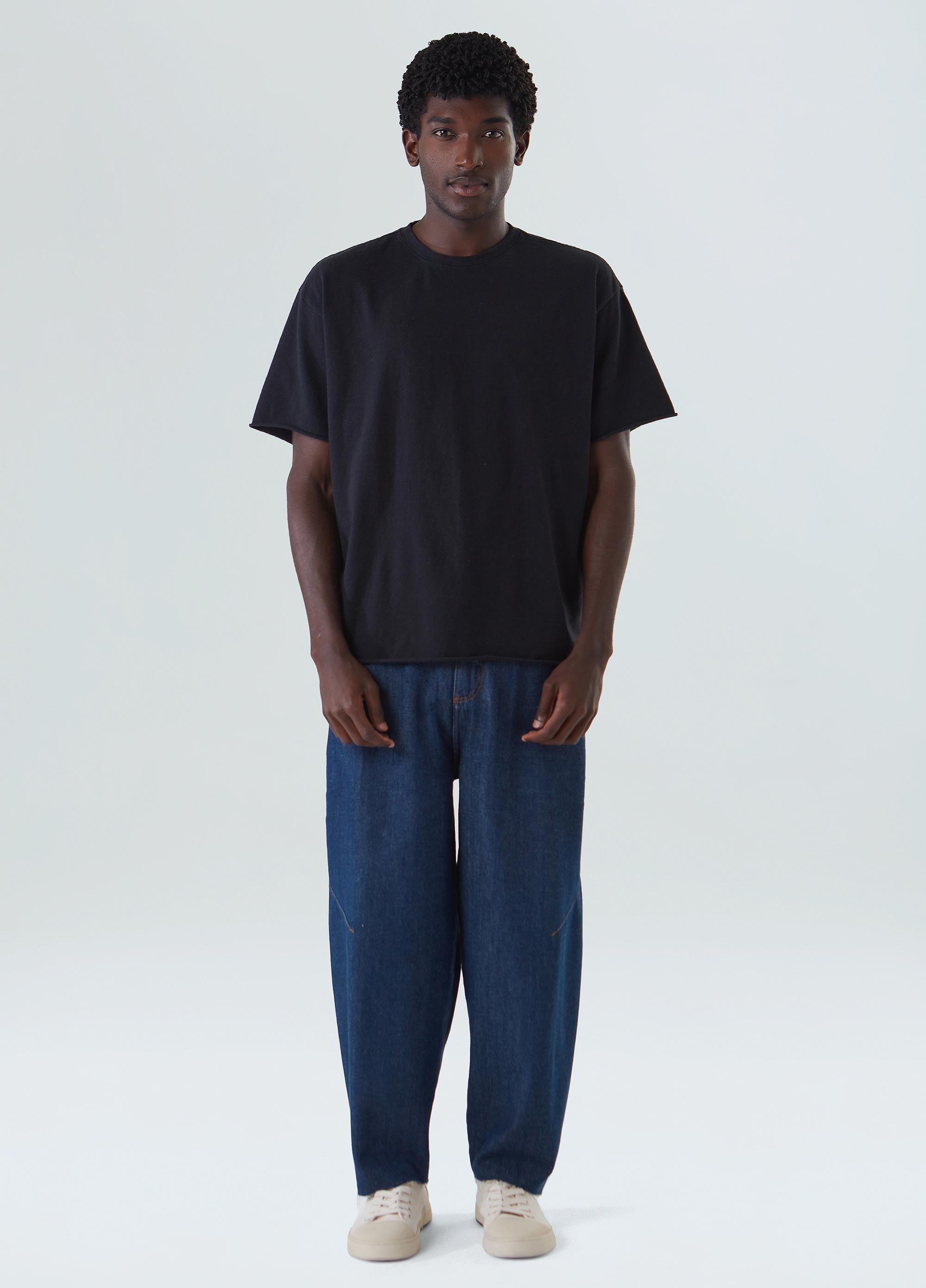T-shirt over back cut