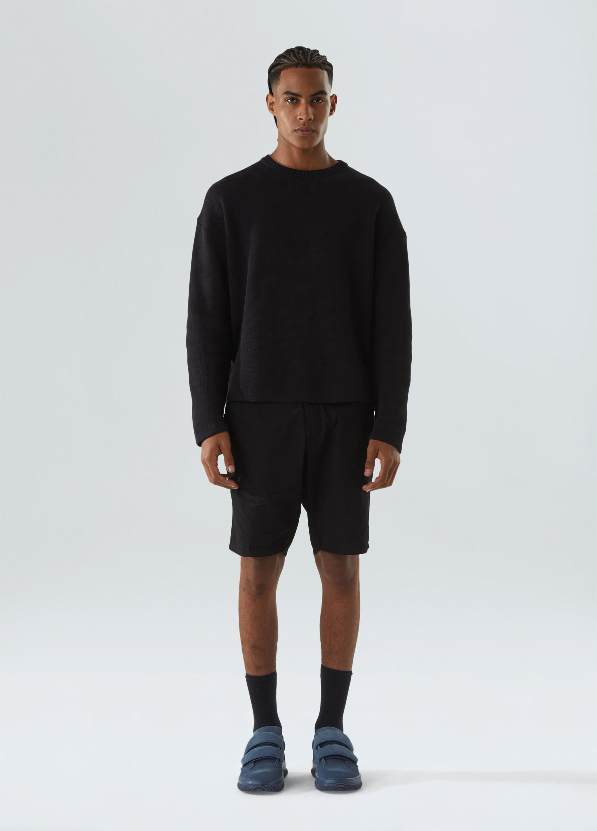 Sweater tricot double over