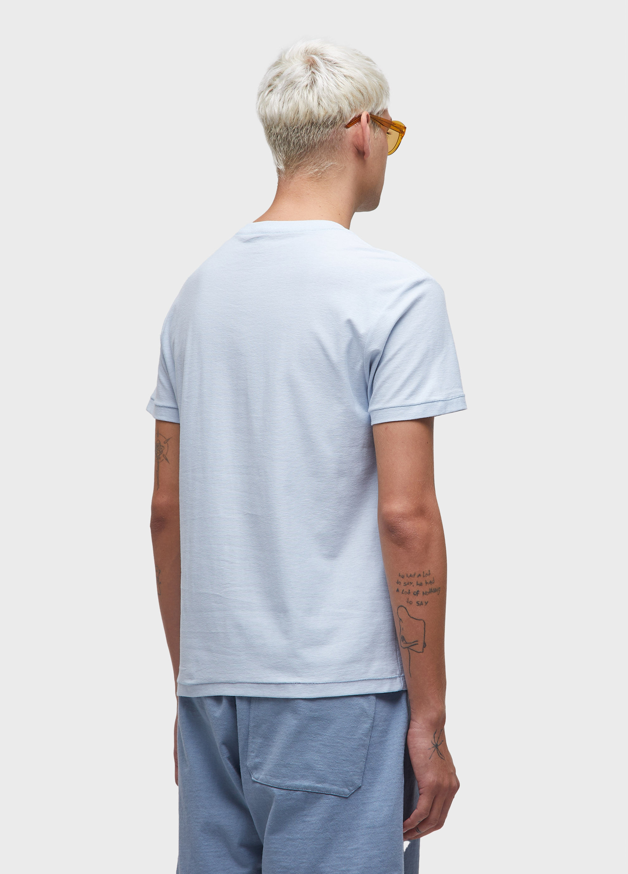 T-shirt washed pocket spot