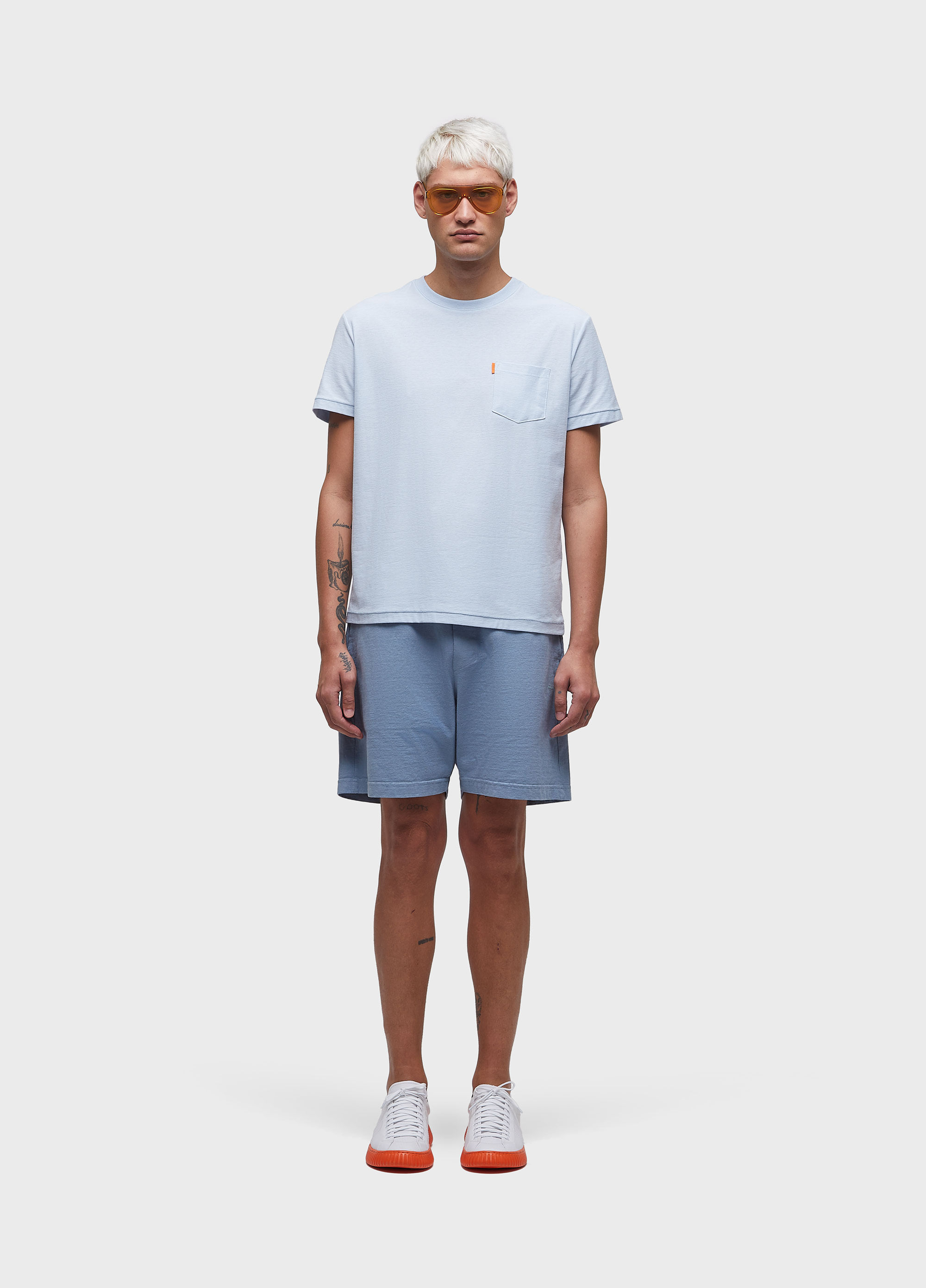 T-shirt washed pocket spot