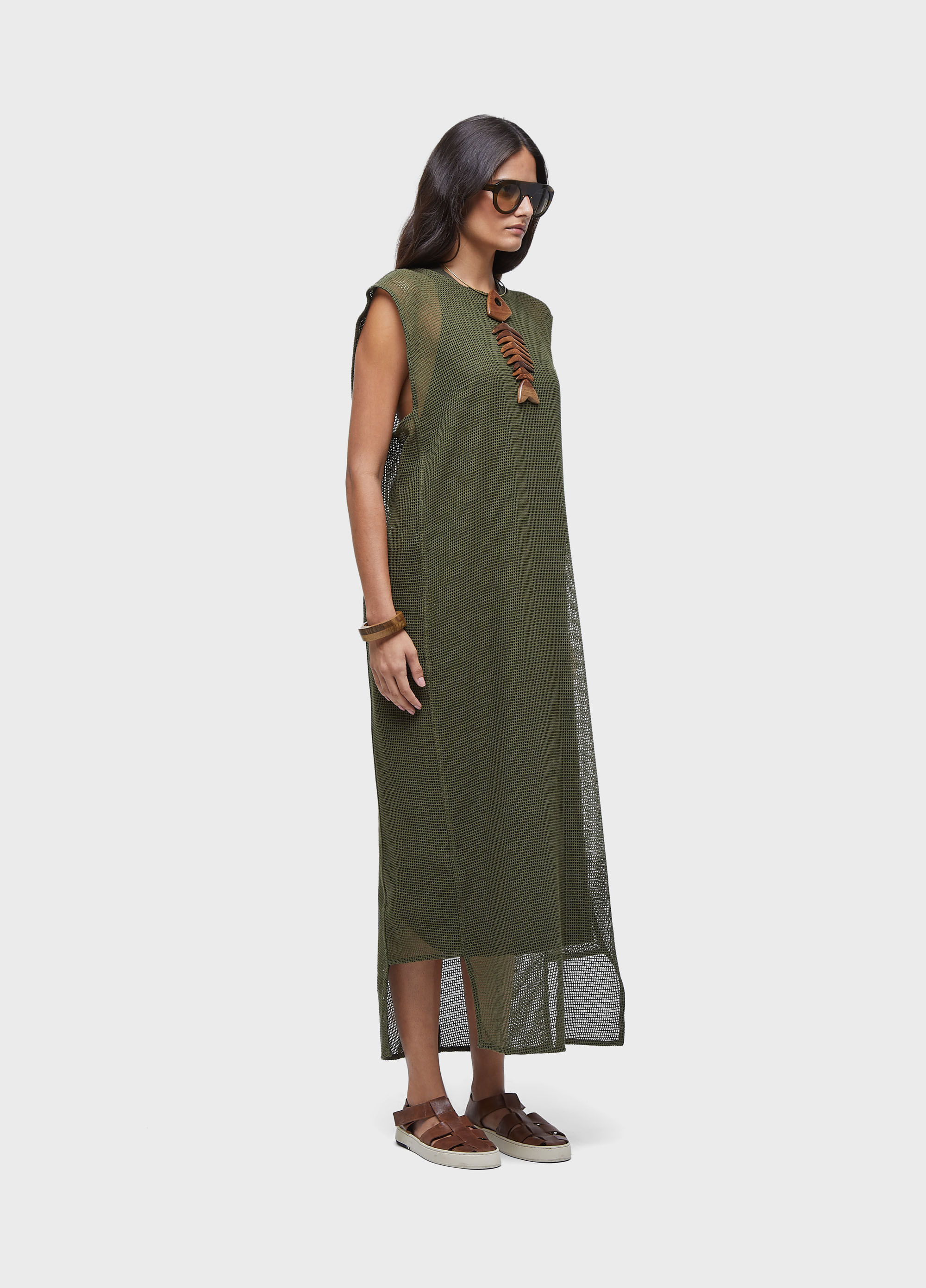 Vestido colete tela