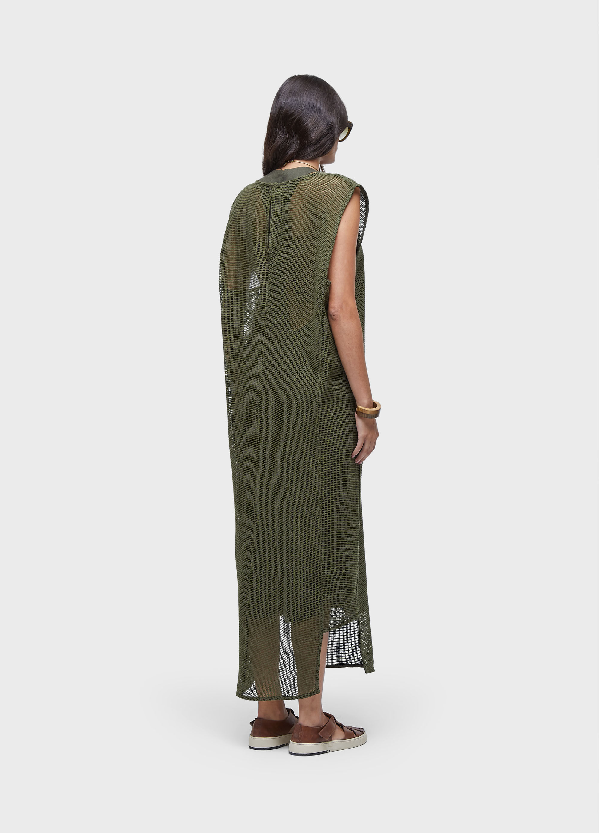Vestido colete tela