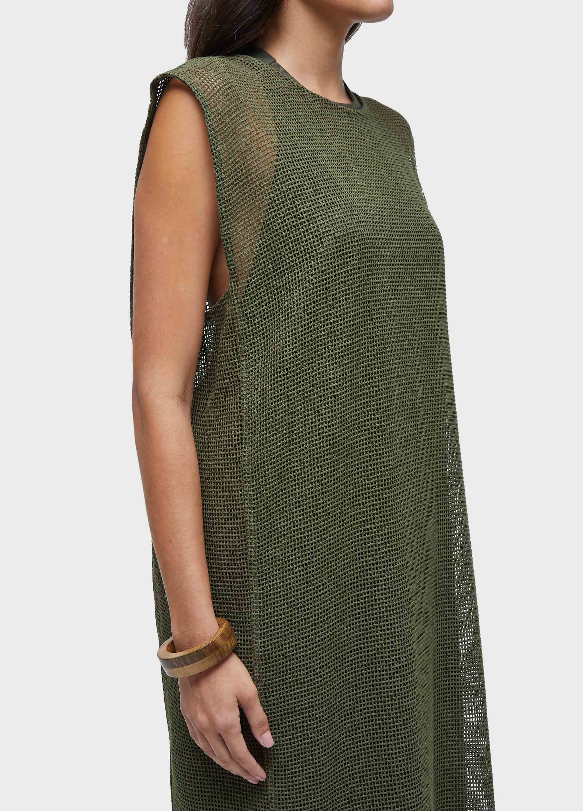 Vestido colete tela