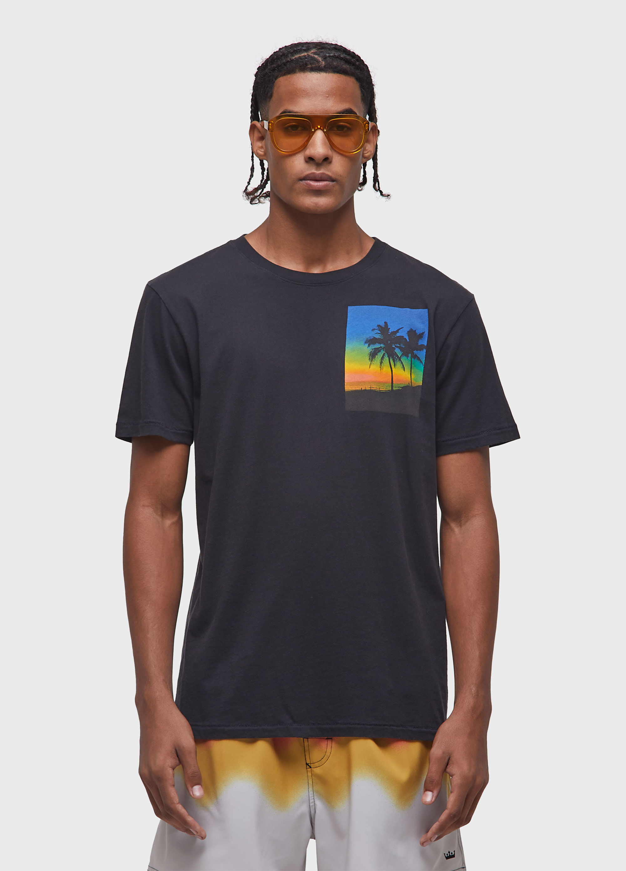 T-shirt soft used sunset
