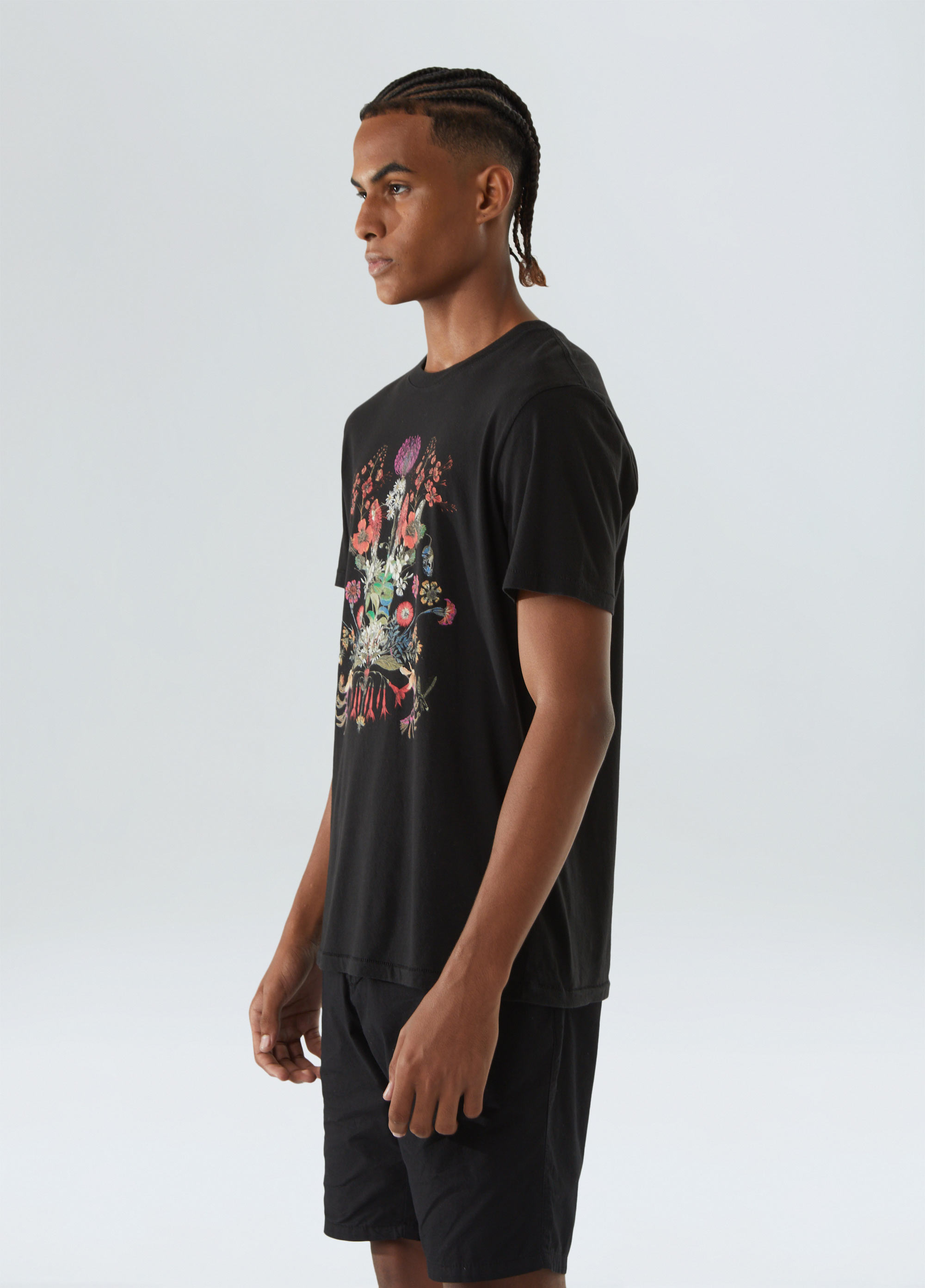 T-shirt soft used floral ciclo