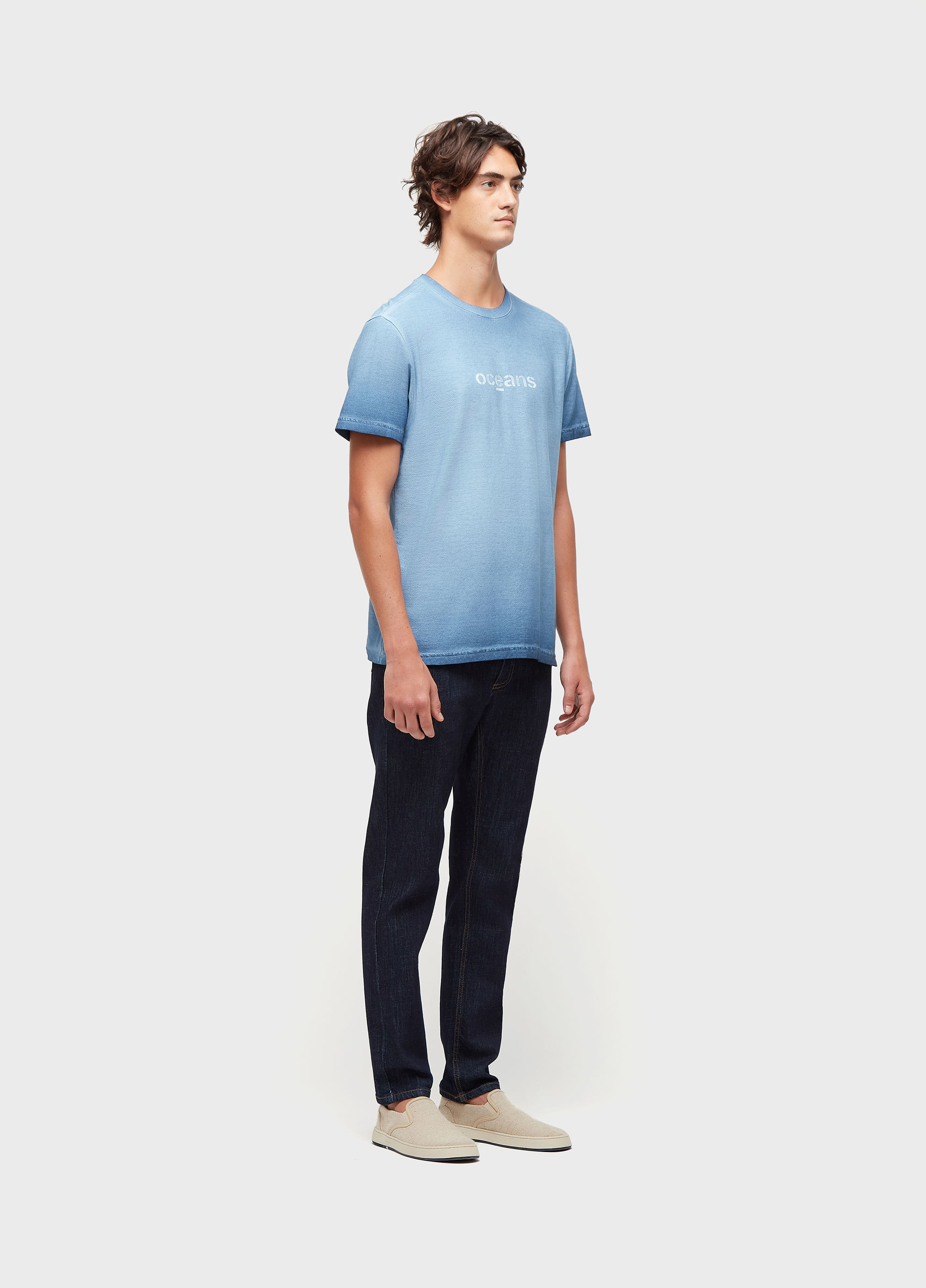 T-shirt double watercolor oceans