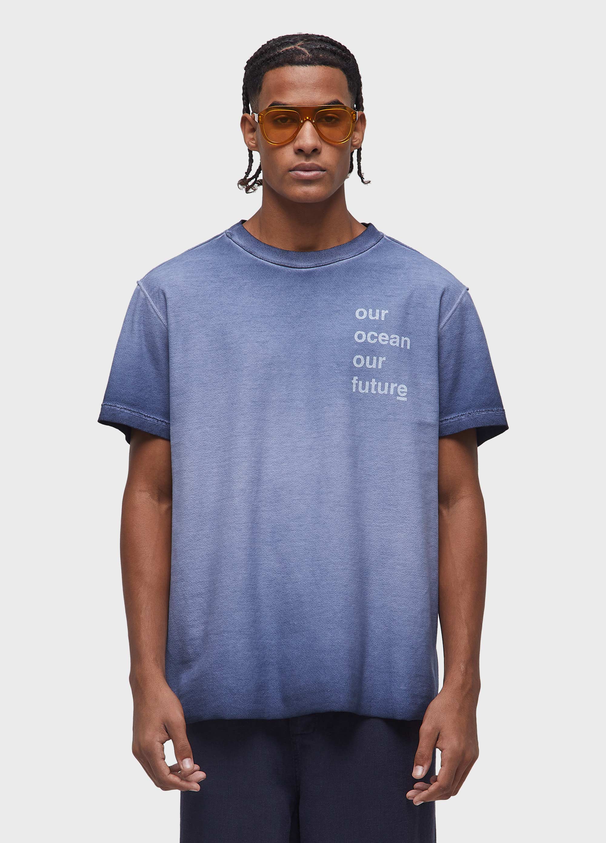 T-shirt double watercolor fish