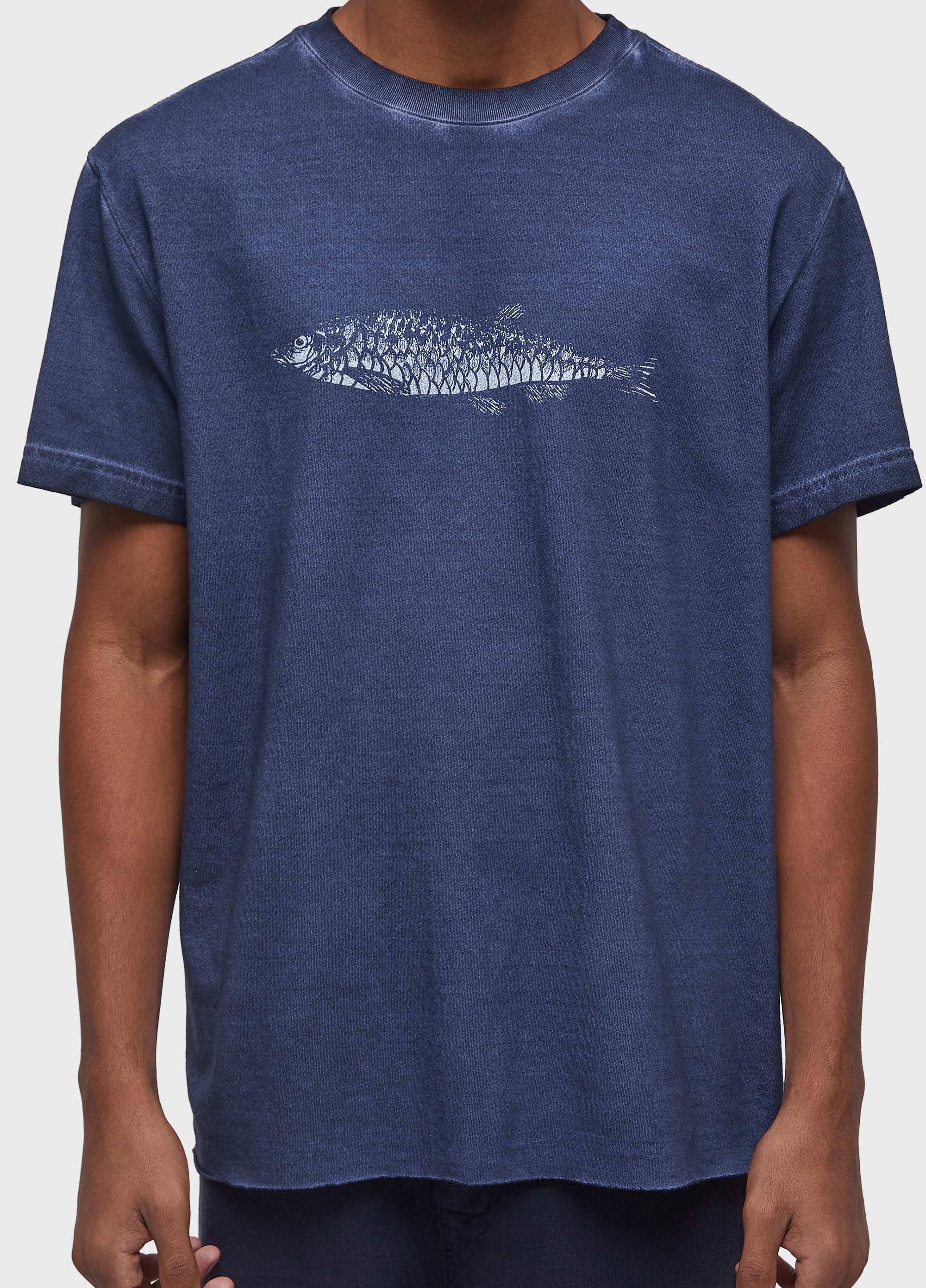 T-shirt double watercolor fish