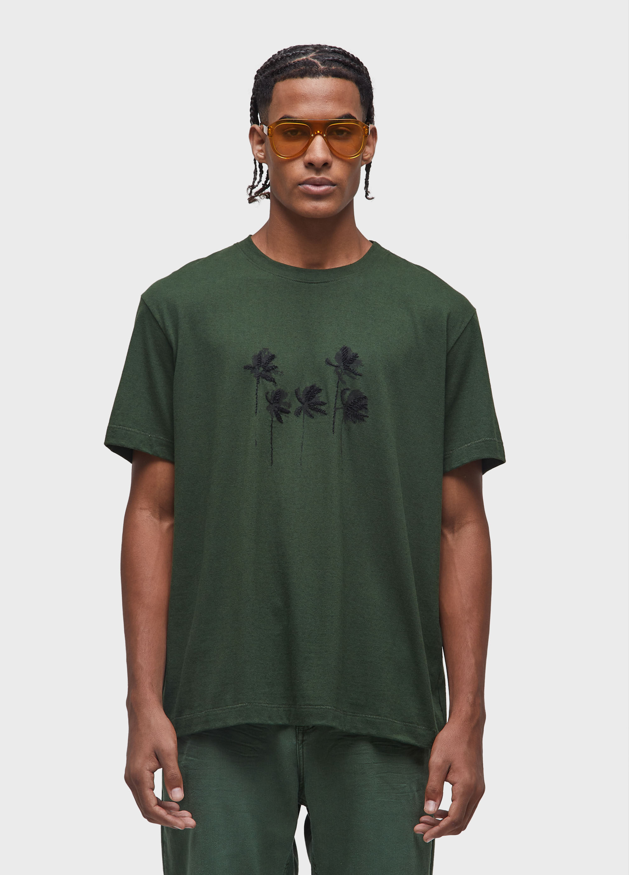 T-shirt palm tree juta