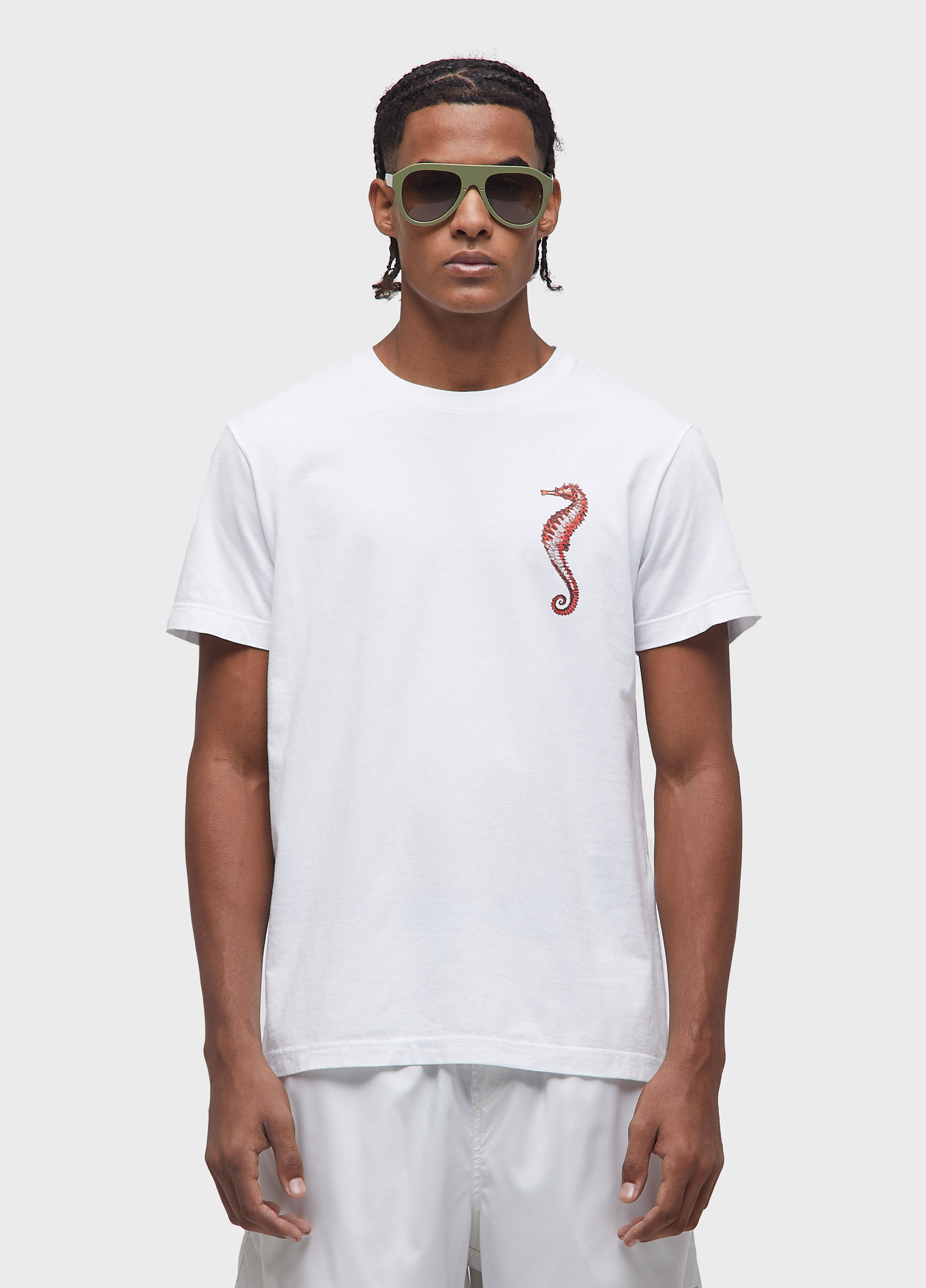 T-shirt stone sea horse colors