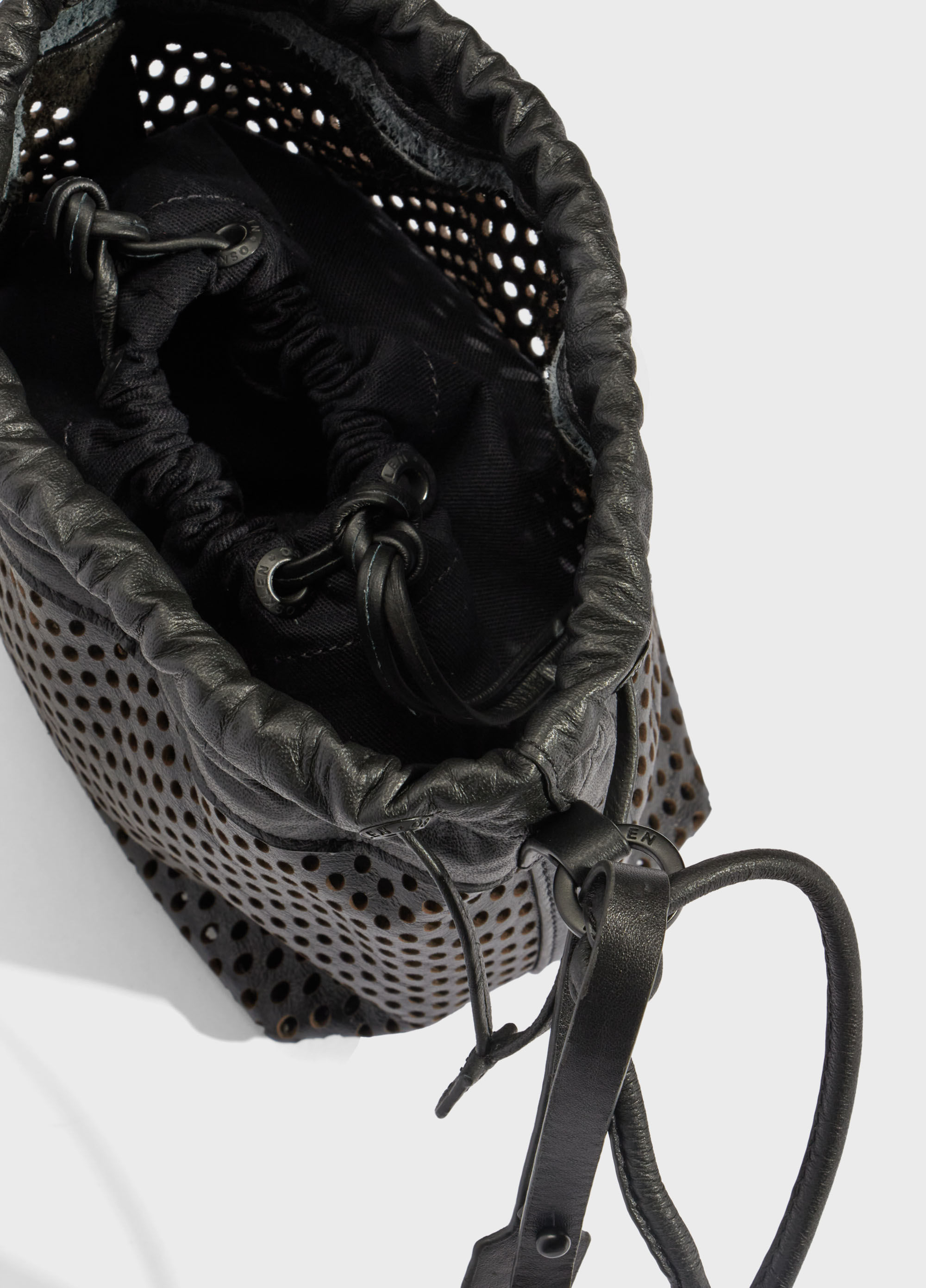 Bolsa coulisse microfuros