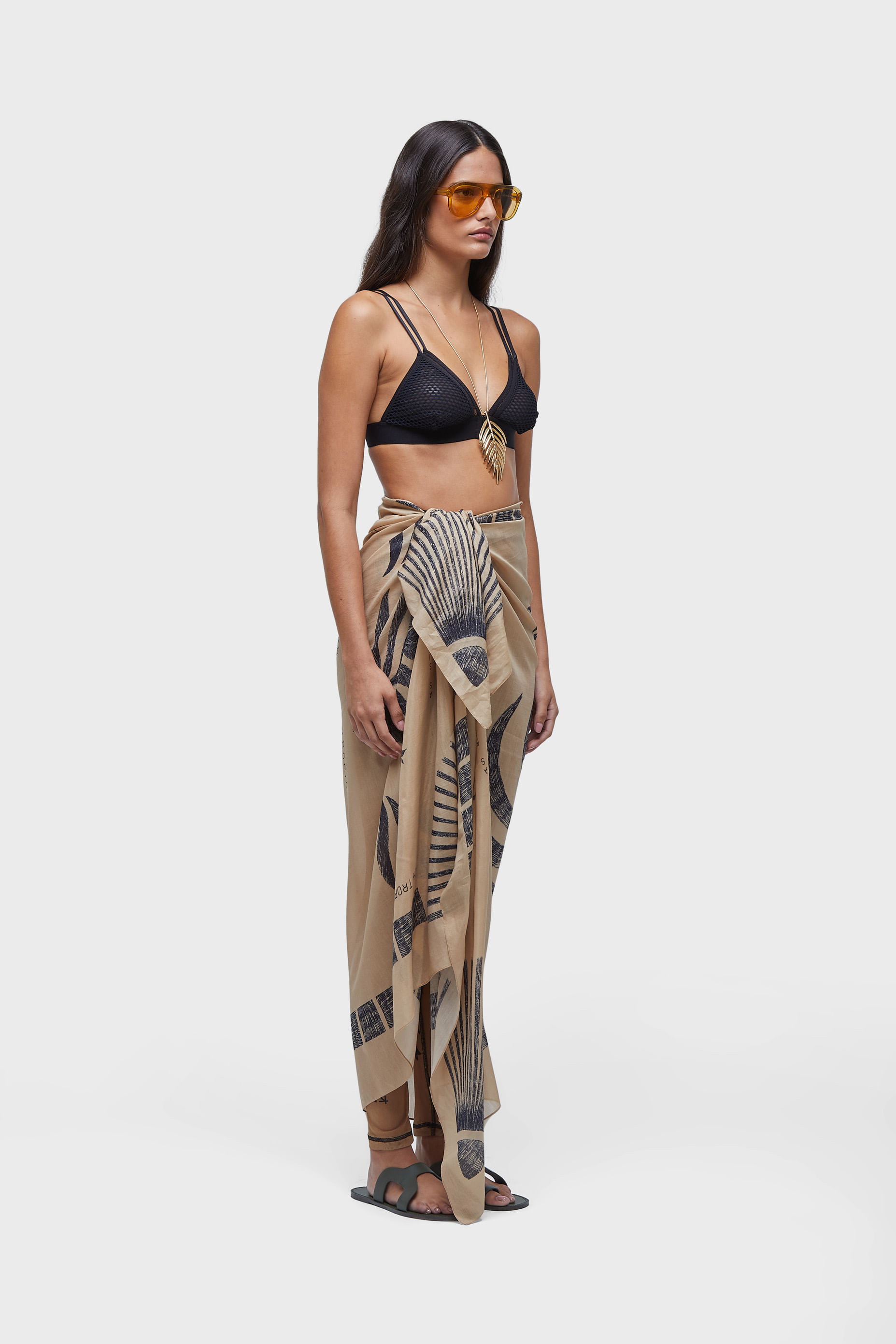 Top under MIX tela e tule