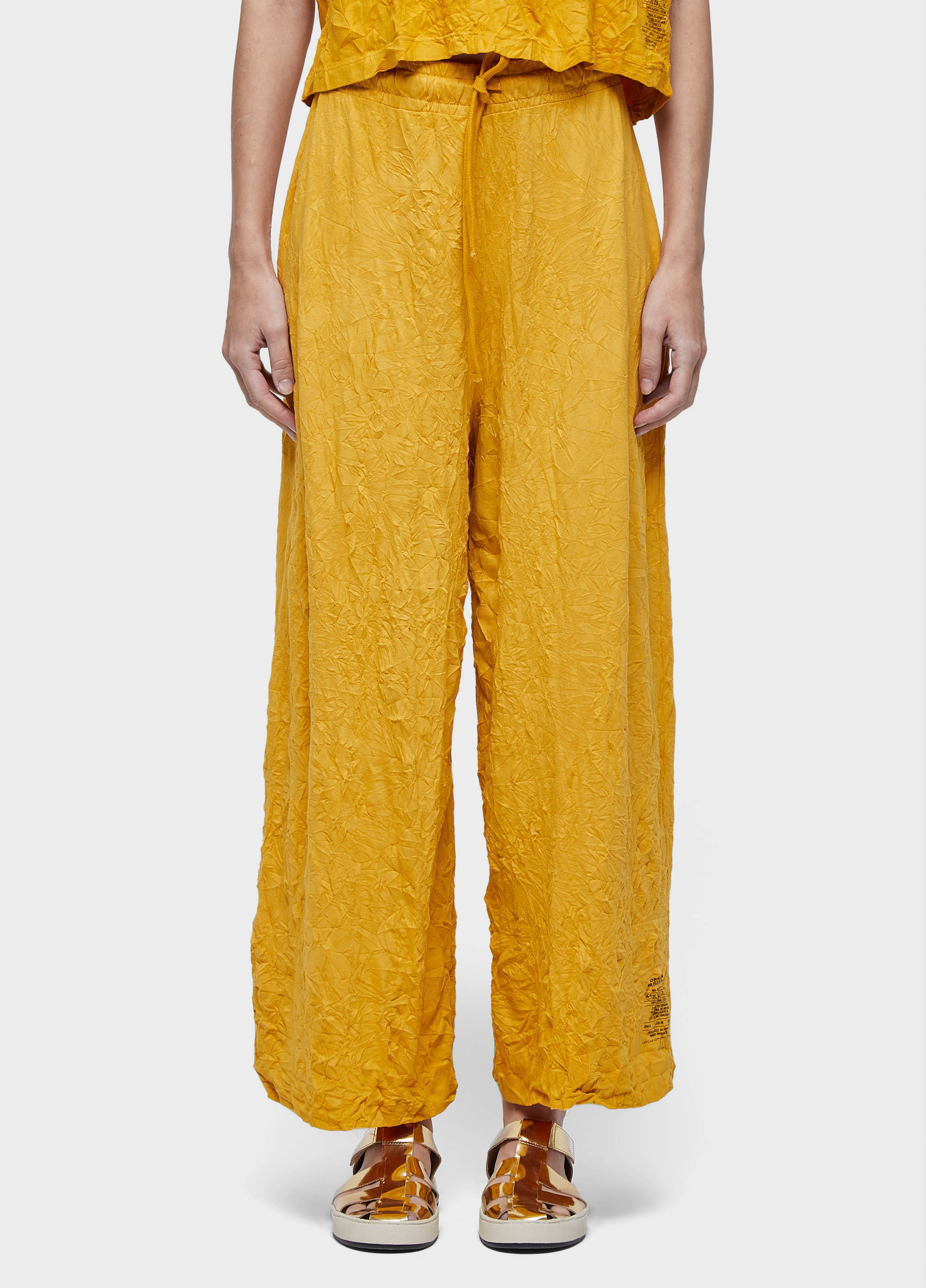 Calça wrinkled color
