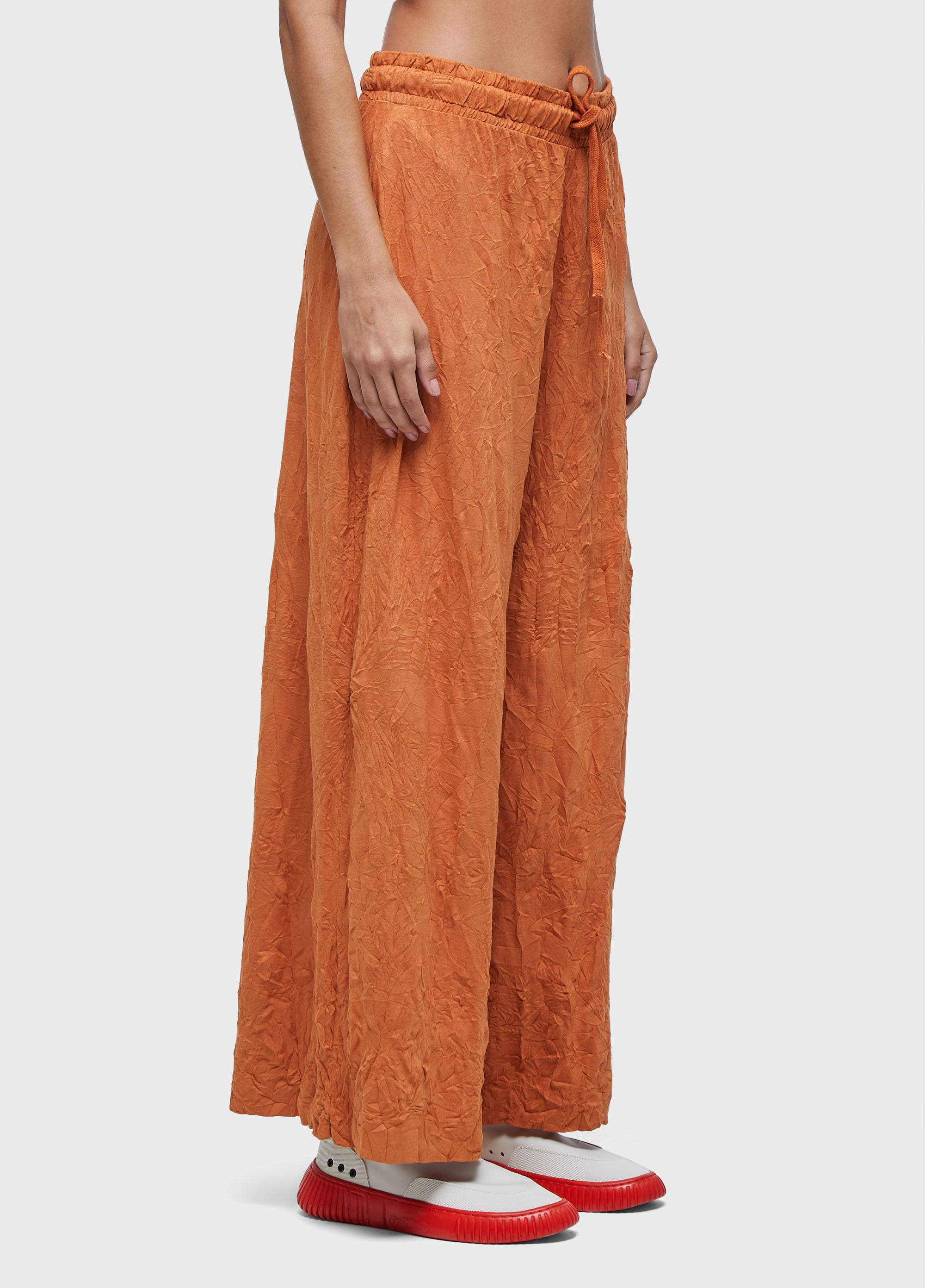 Calça wrinkled color