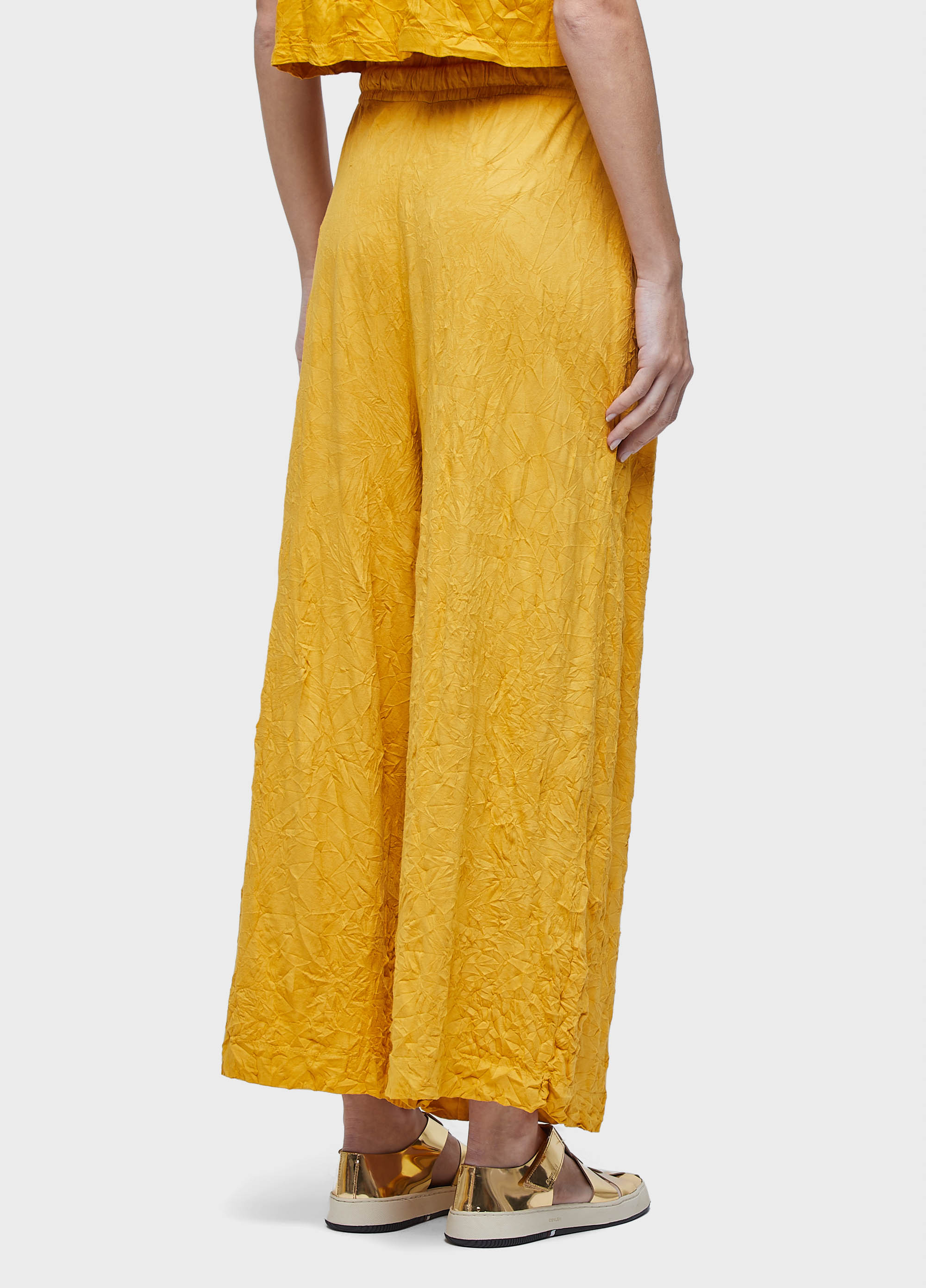 Calça wrinkled color