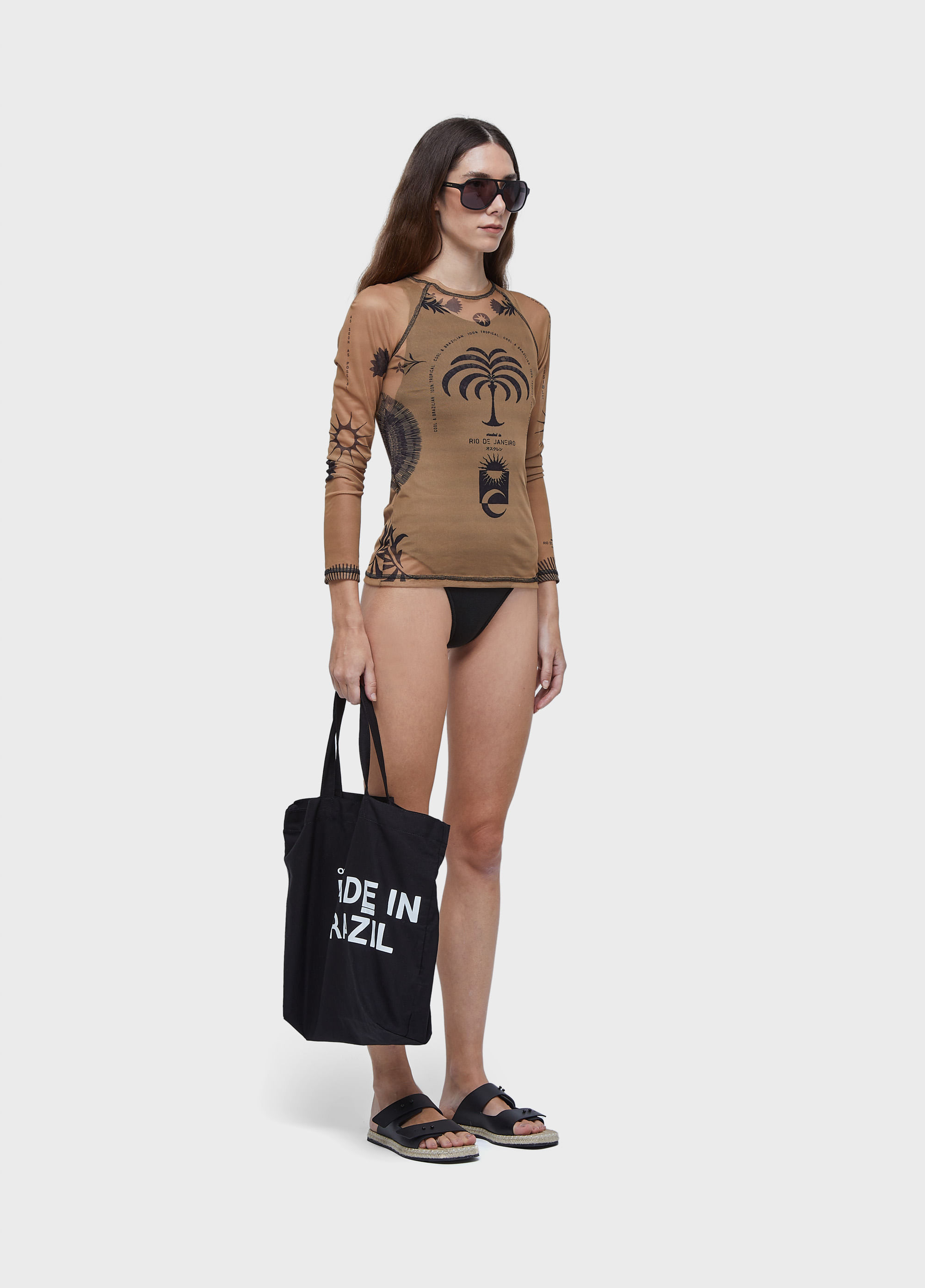 Blusa  tule rio