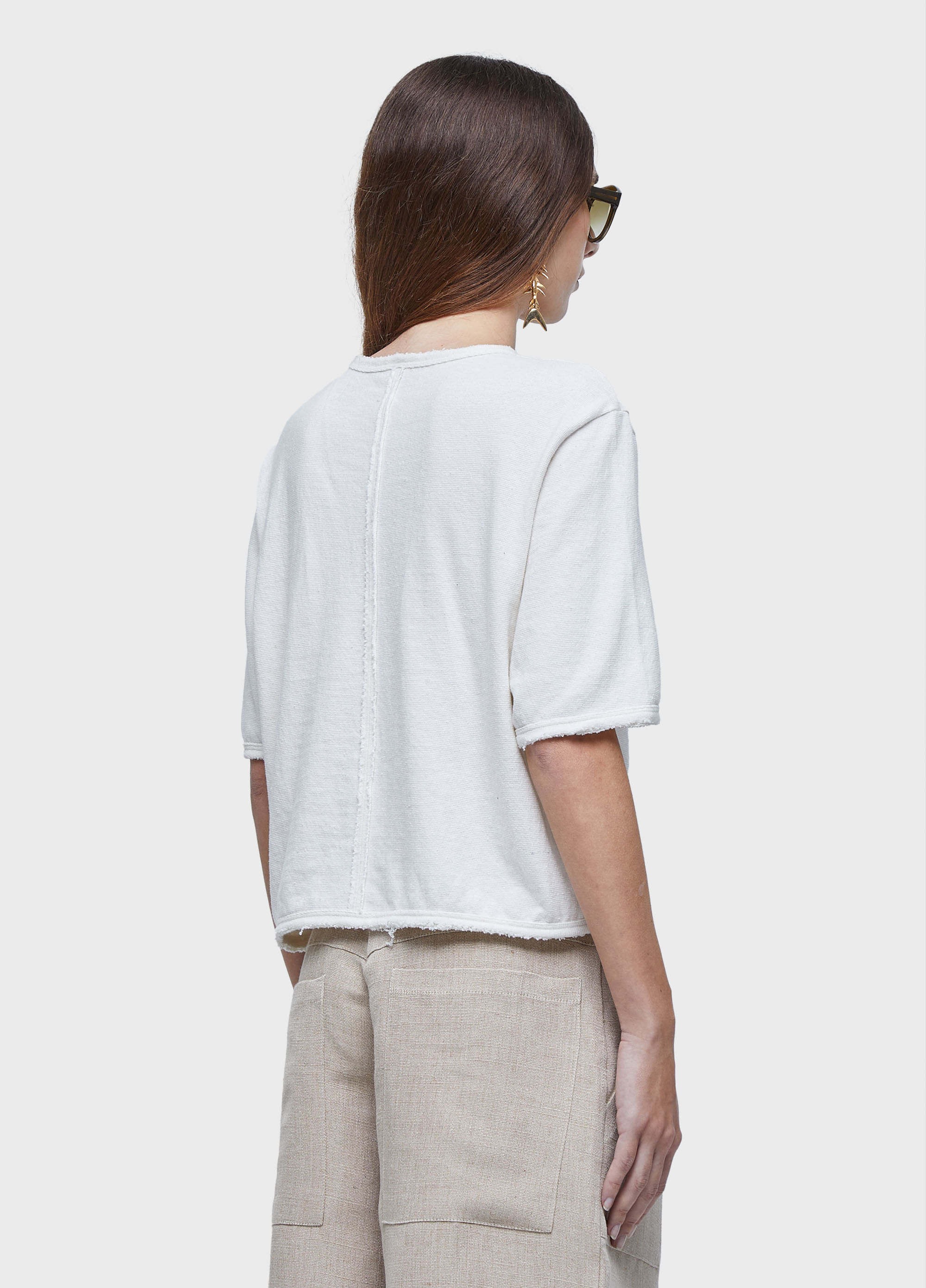 T-shirt rustica desfiada
