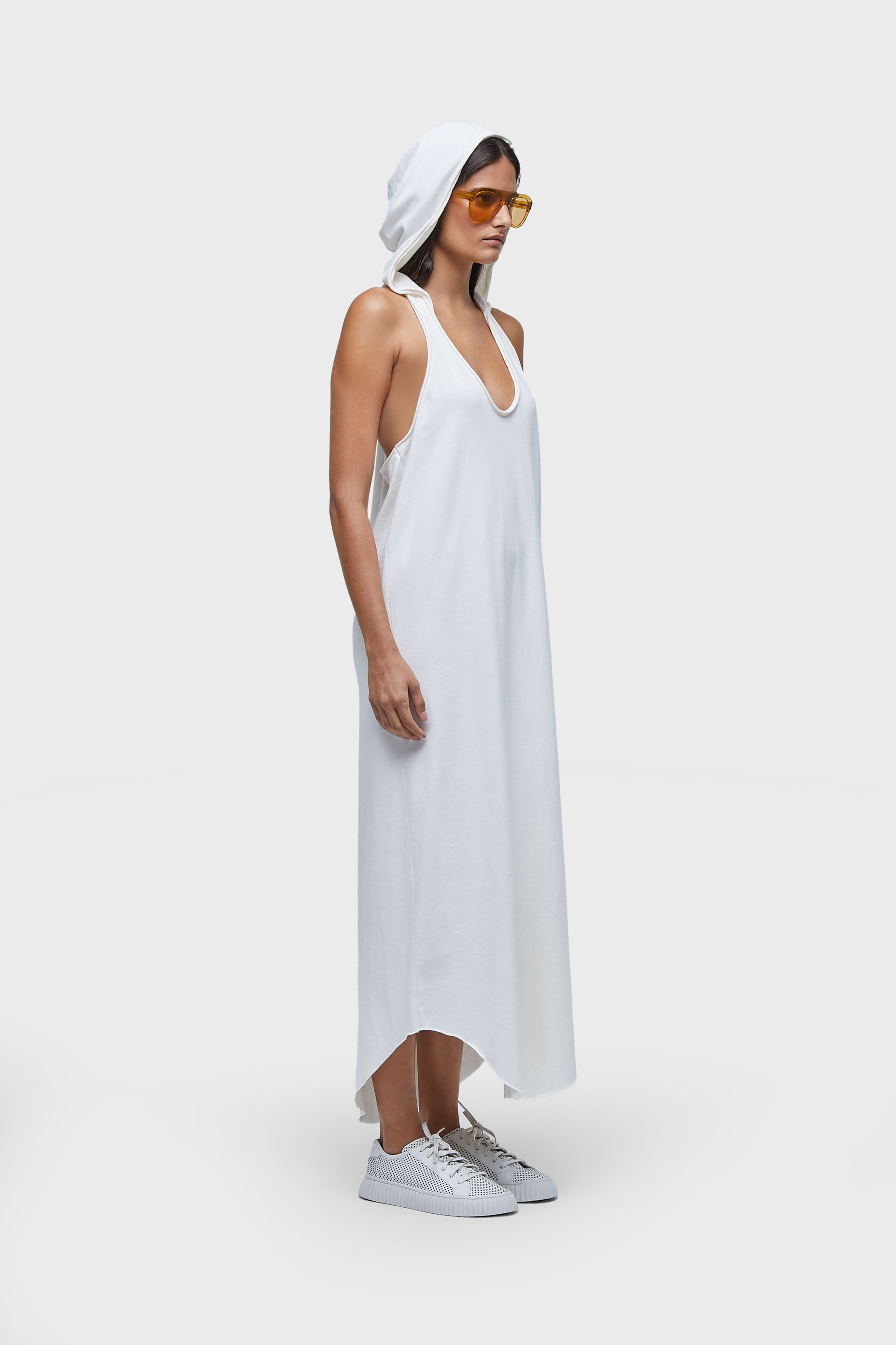 Vestido regata nadador capuz
