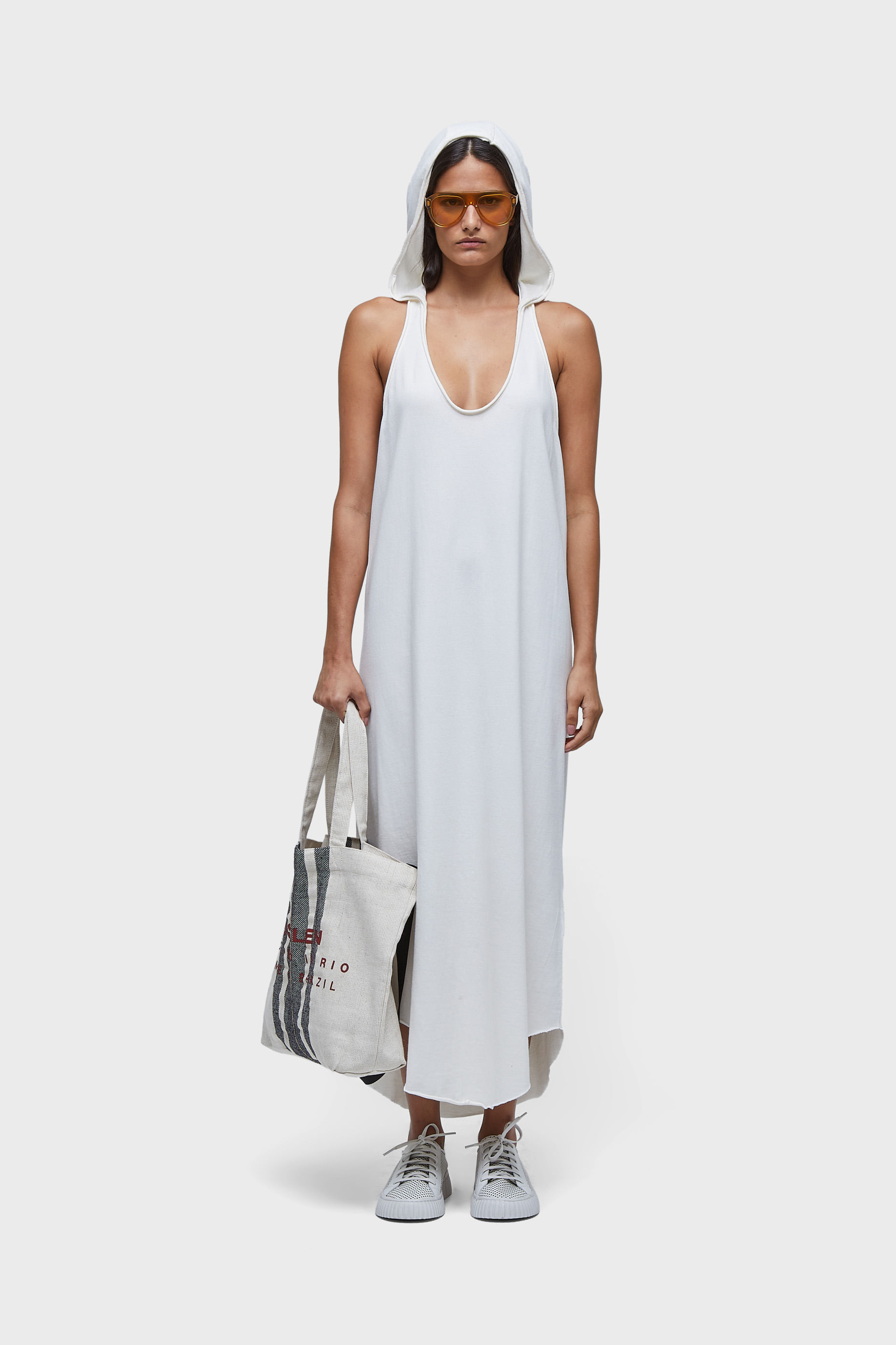 Vestido regata nadador capuz