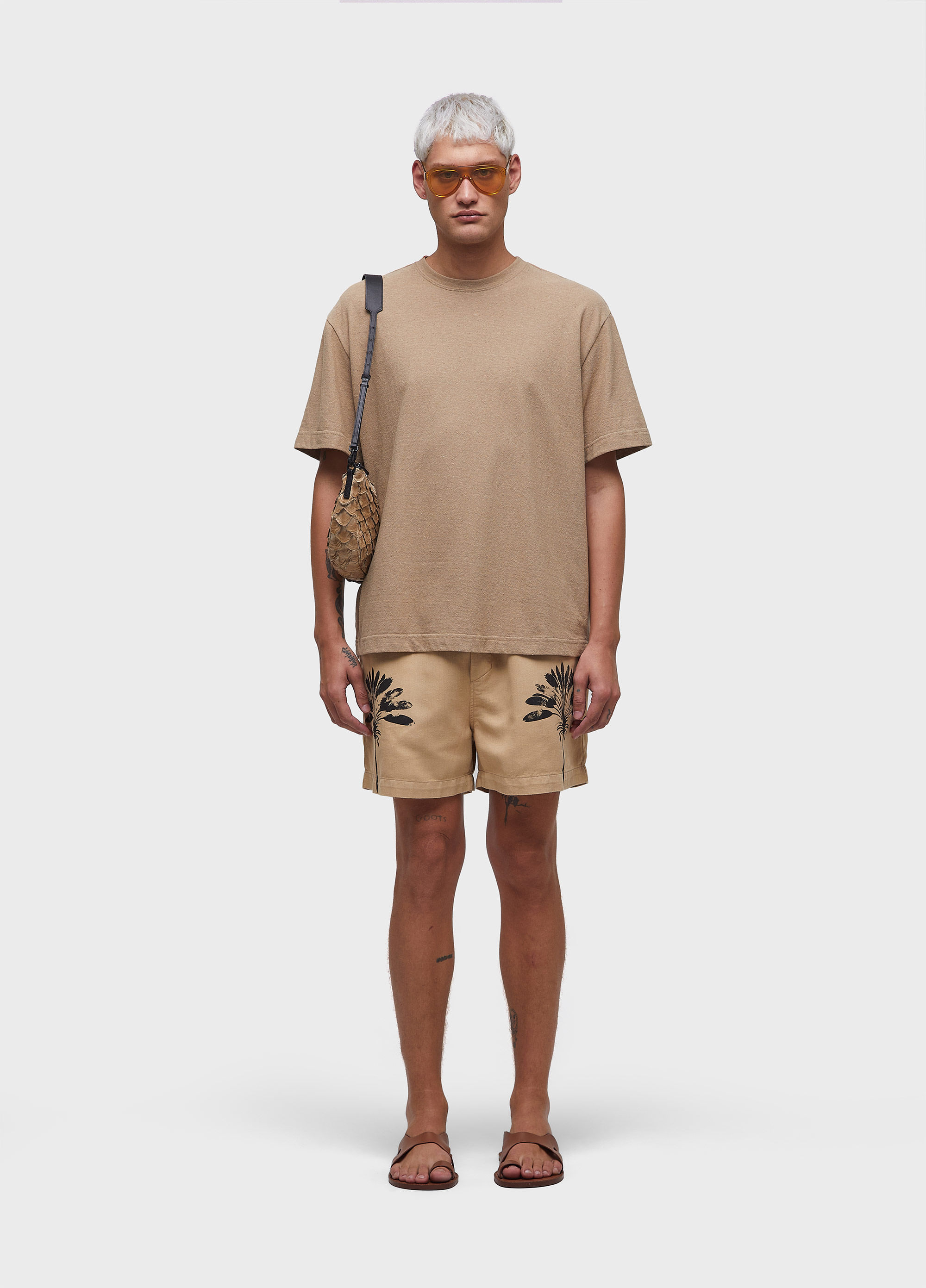 T-shirt over recycled yoke