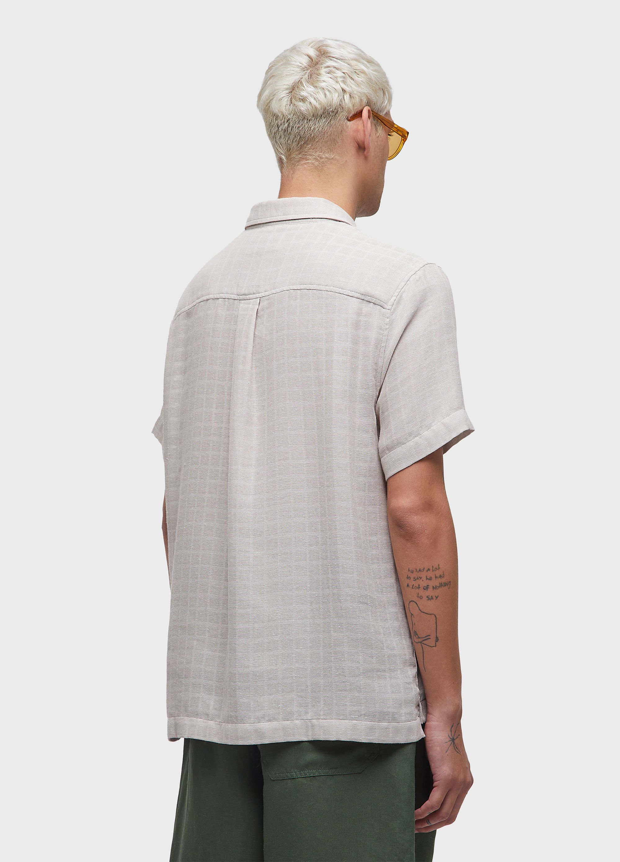 Camisa cotton grid
