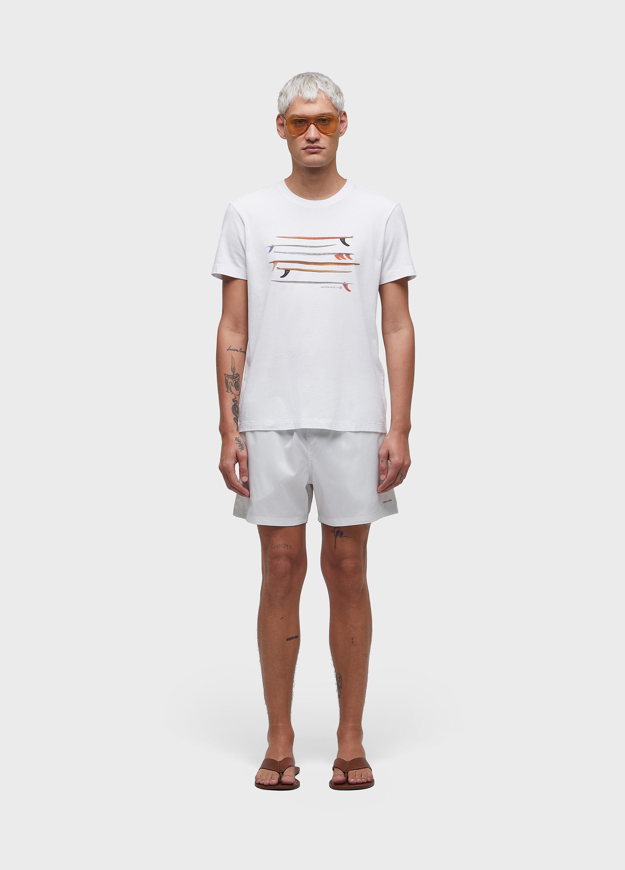 T-shirt vintage listrado pranchas