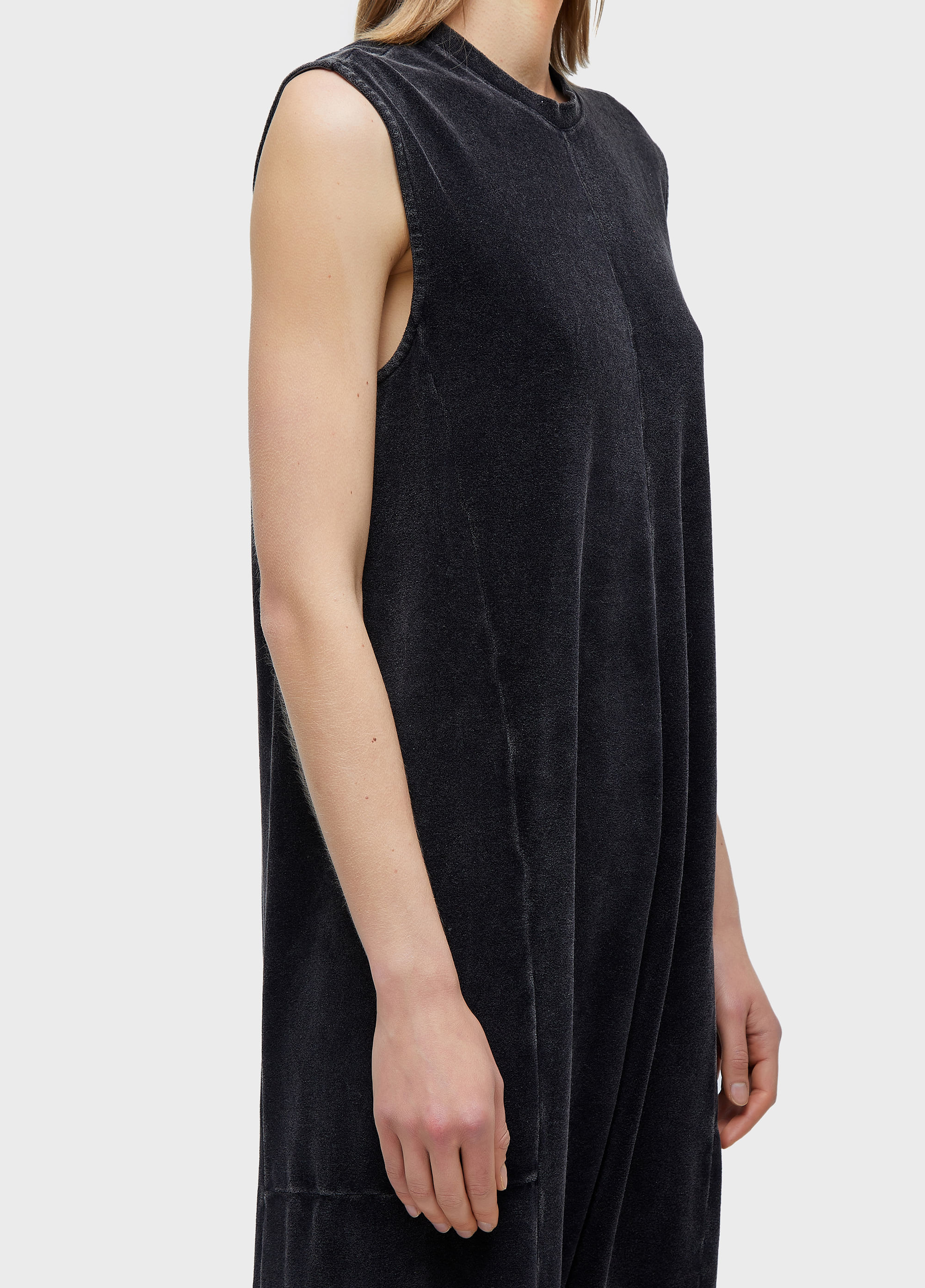 Macacão plush marmorizado