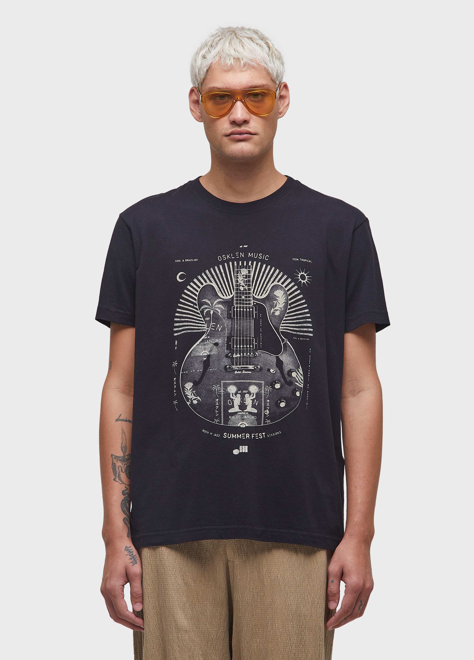 T-shirt vintage 1989 guitar