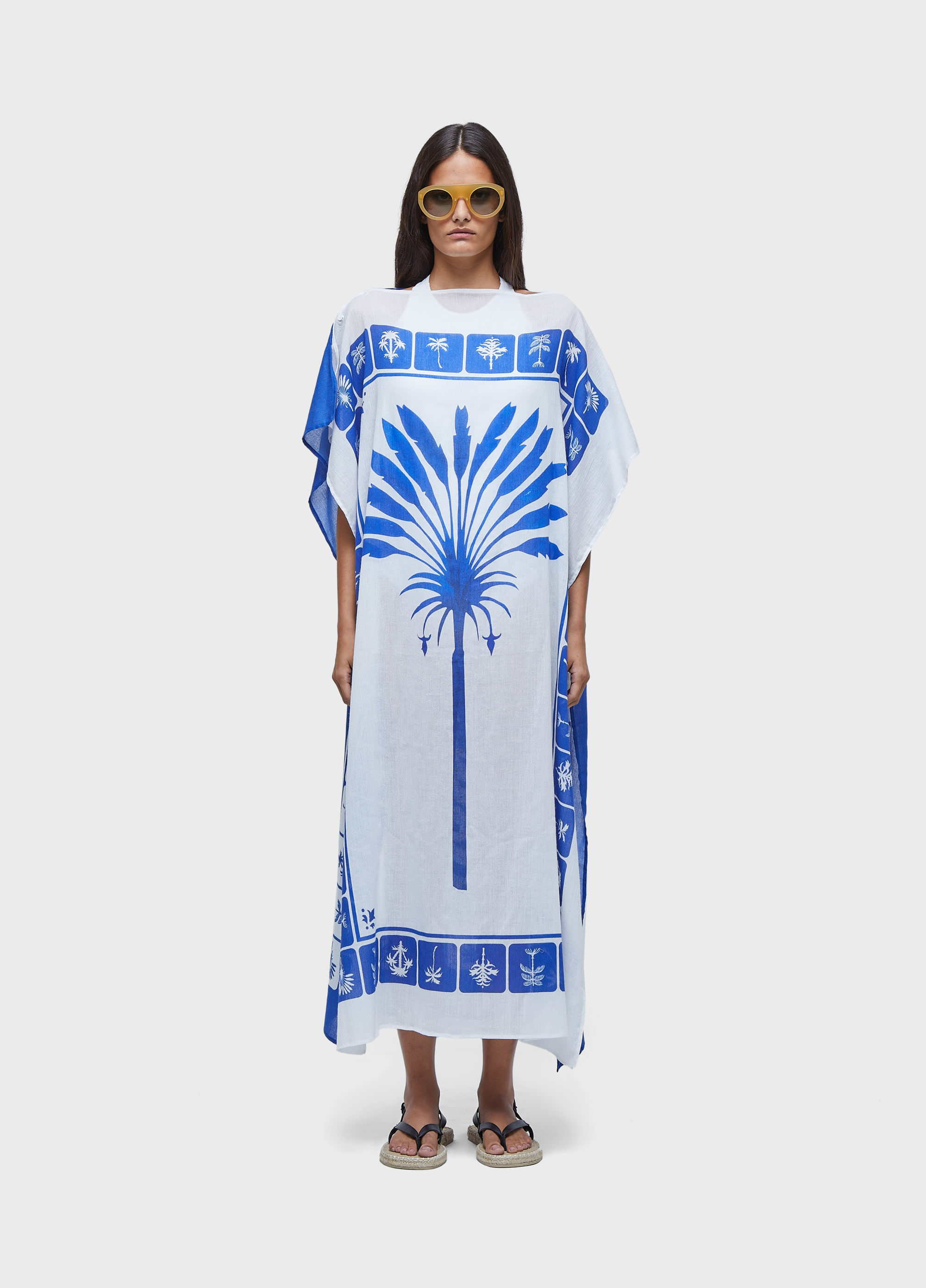 Vestido scarf azulejo