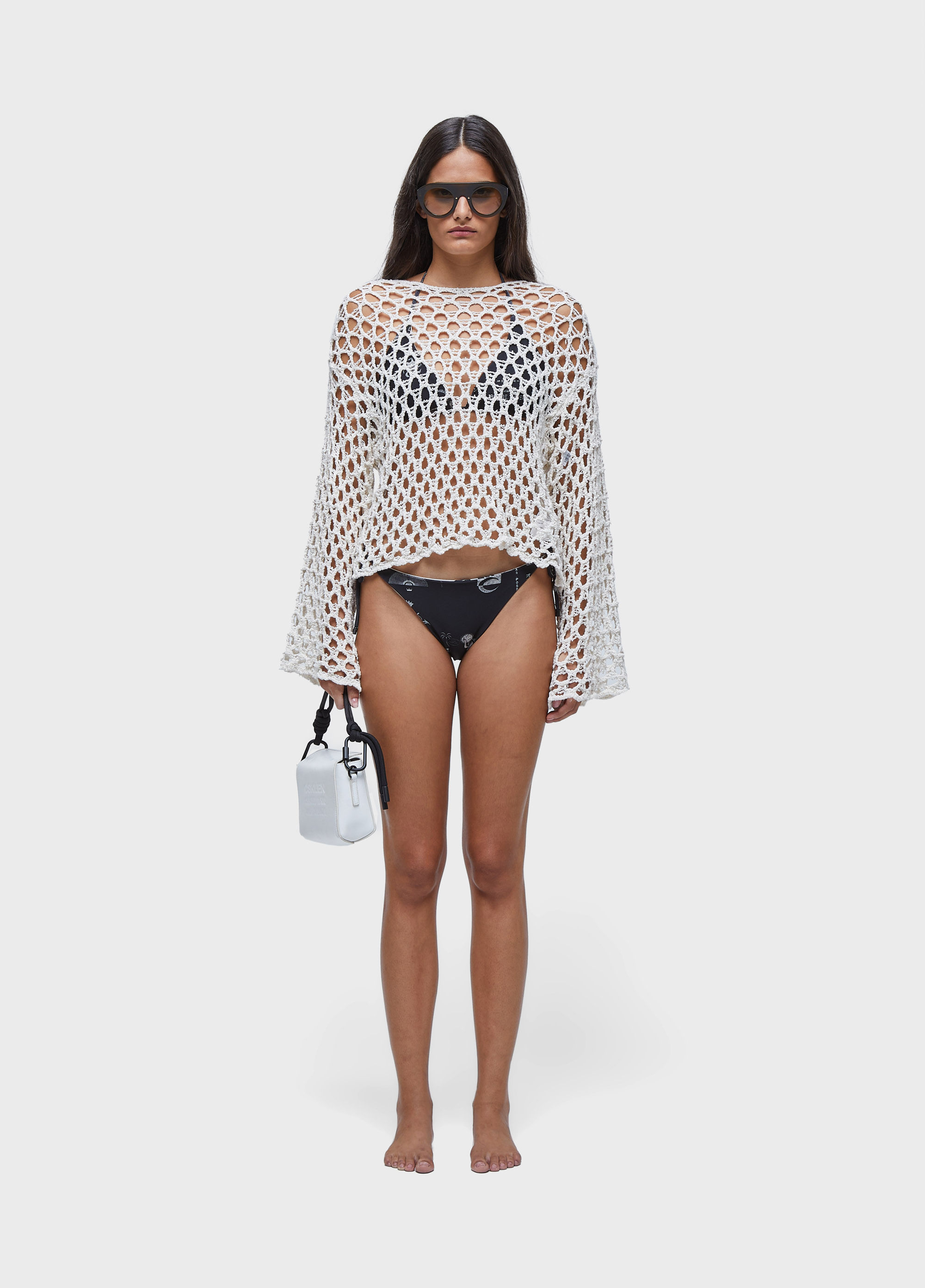 Blusa  tricot aberto