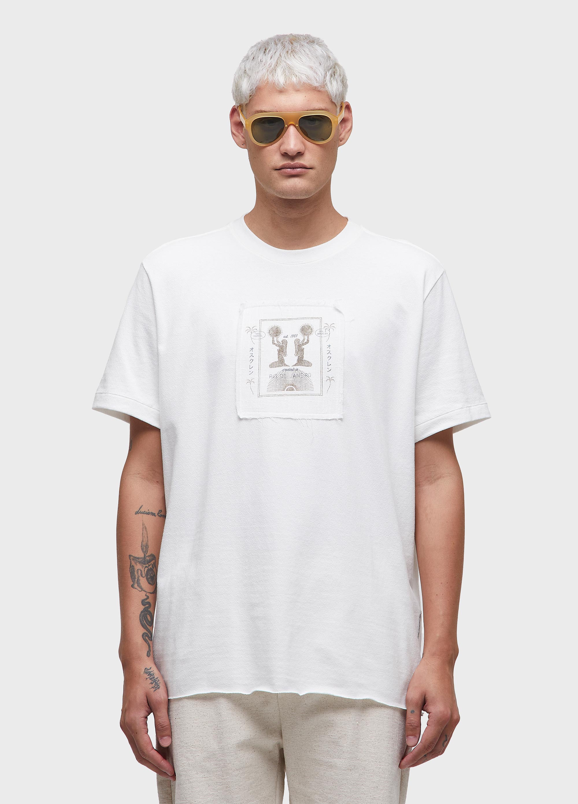 T-shirt cotton trace