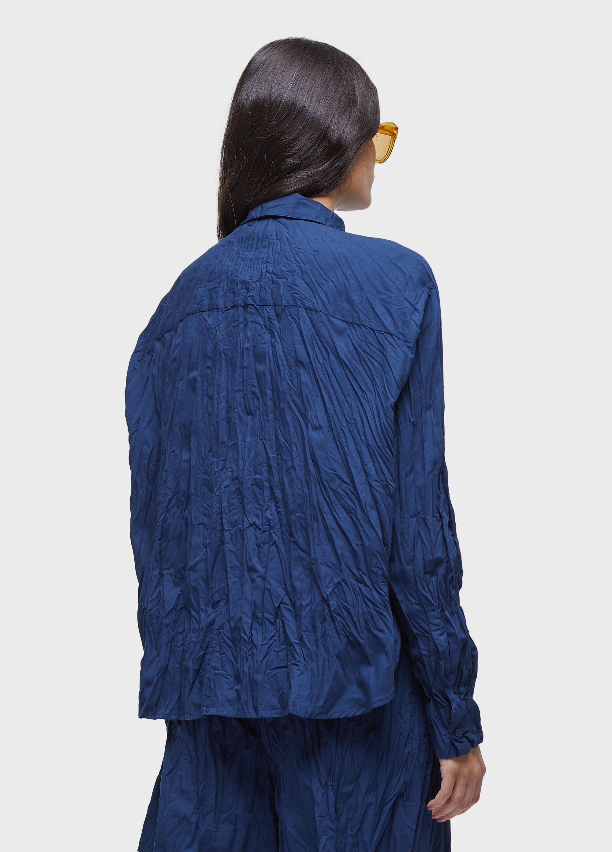 Camisa tricoline wrinkled