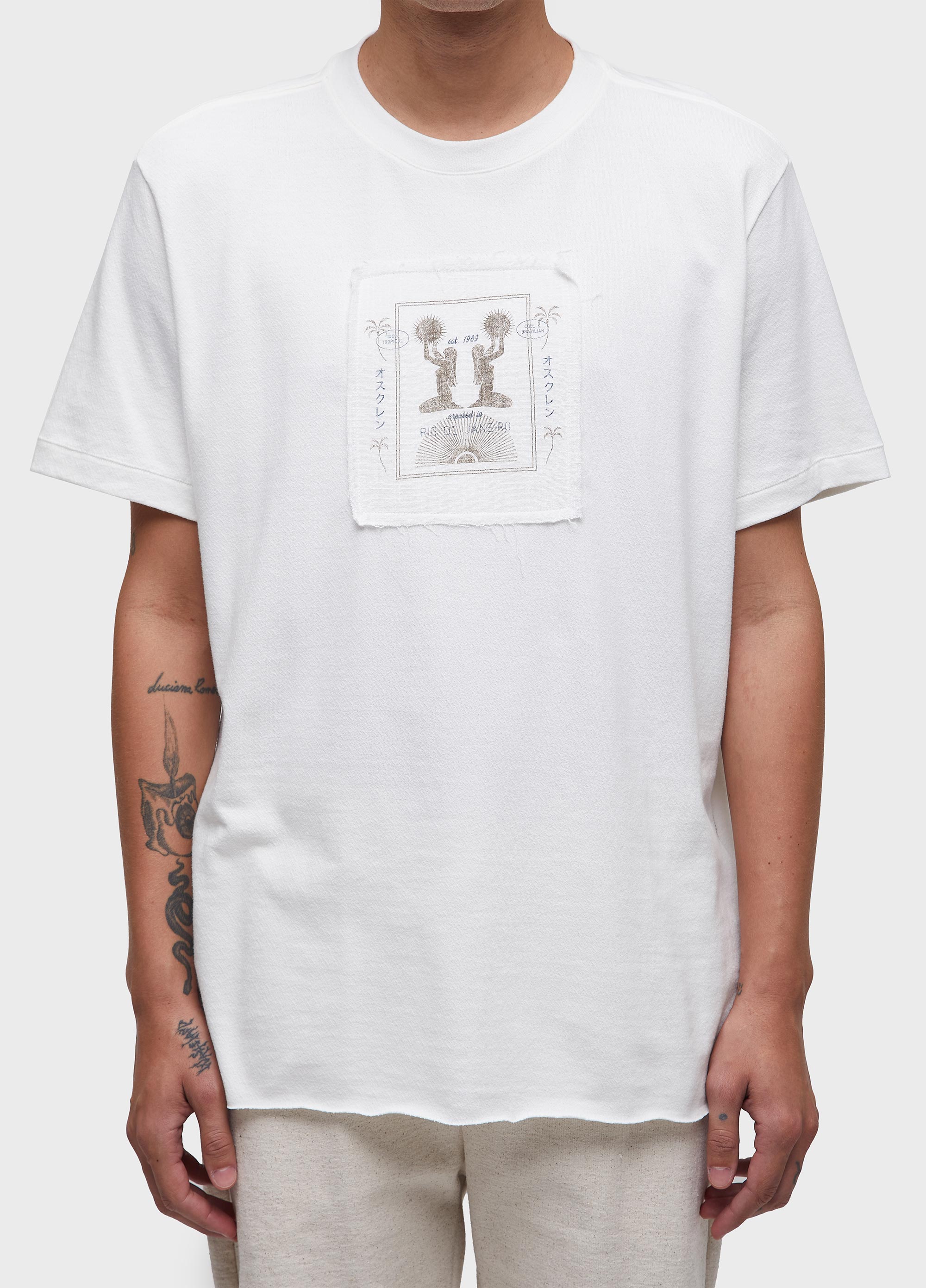 T-shirt cotton trace