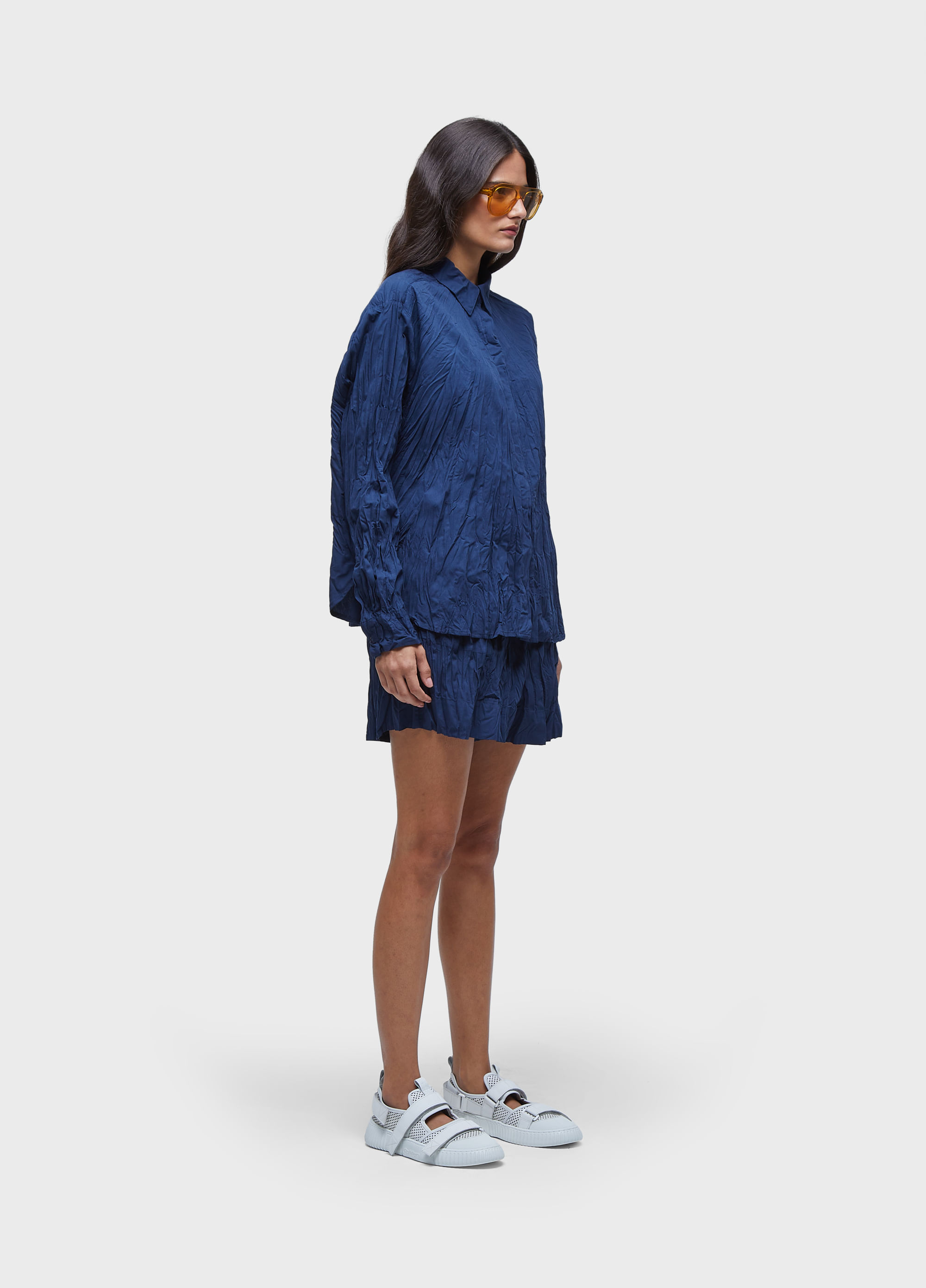 Camisa tricoline wrinkled