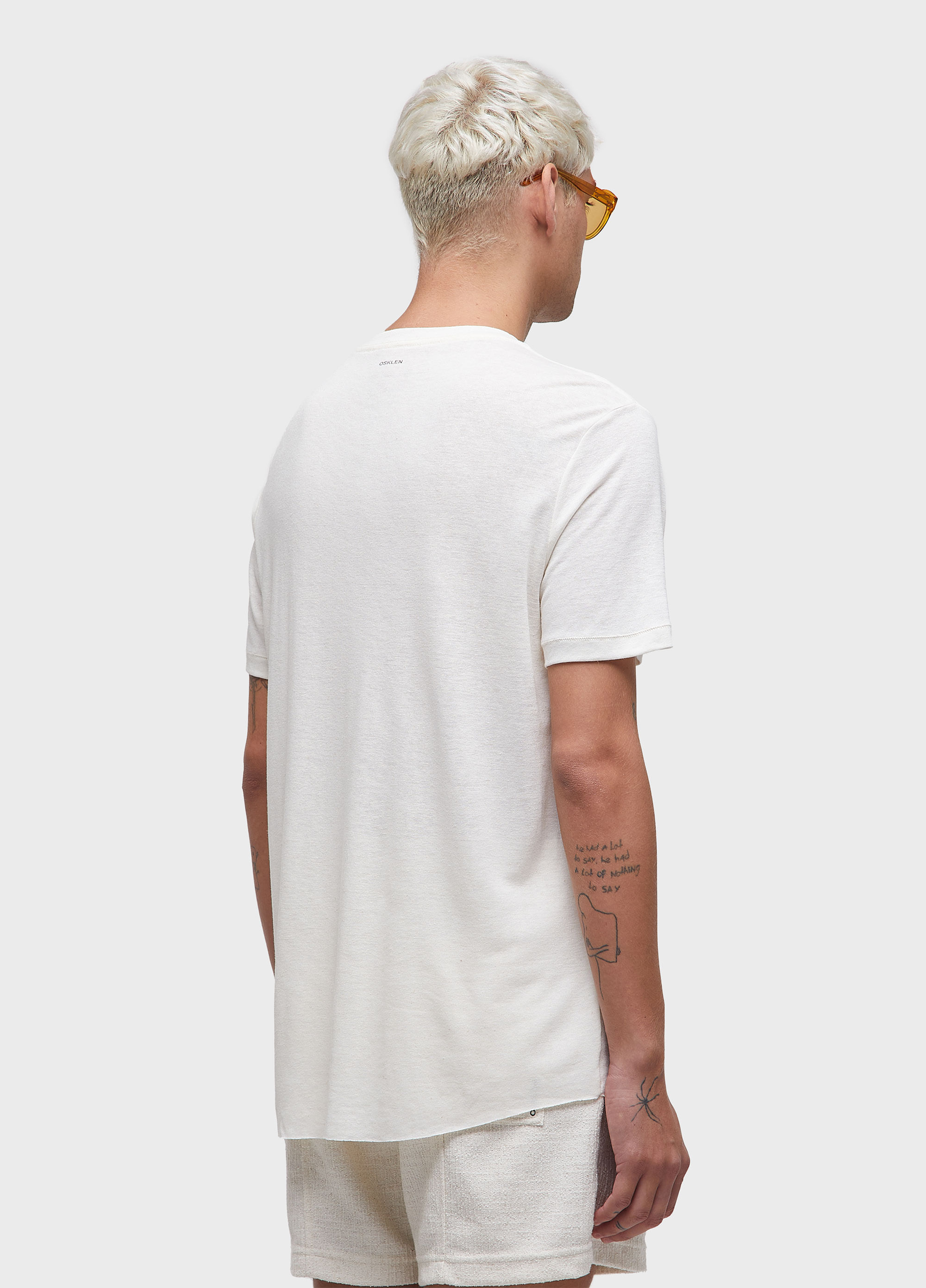 T-shirt light linen lirio
