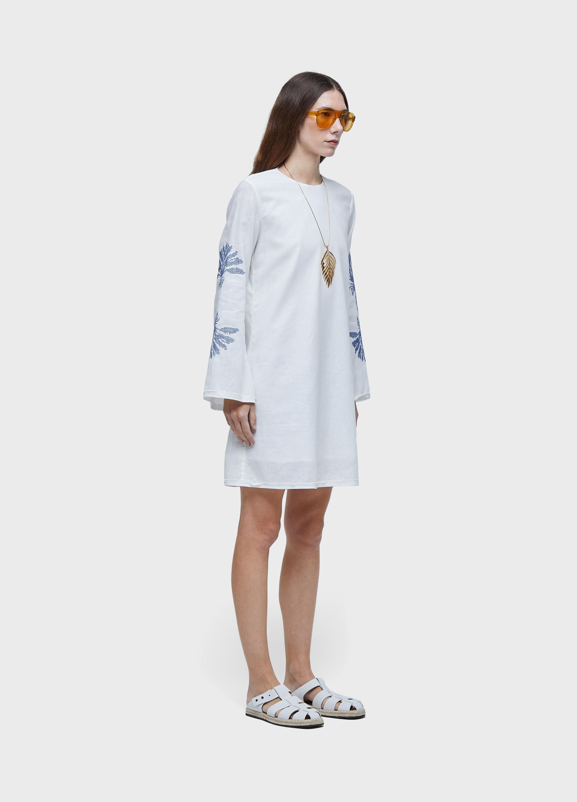 Vestido curto  azulejo